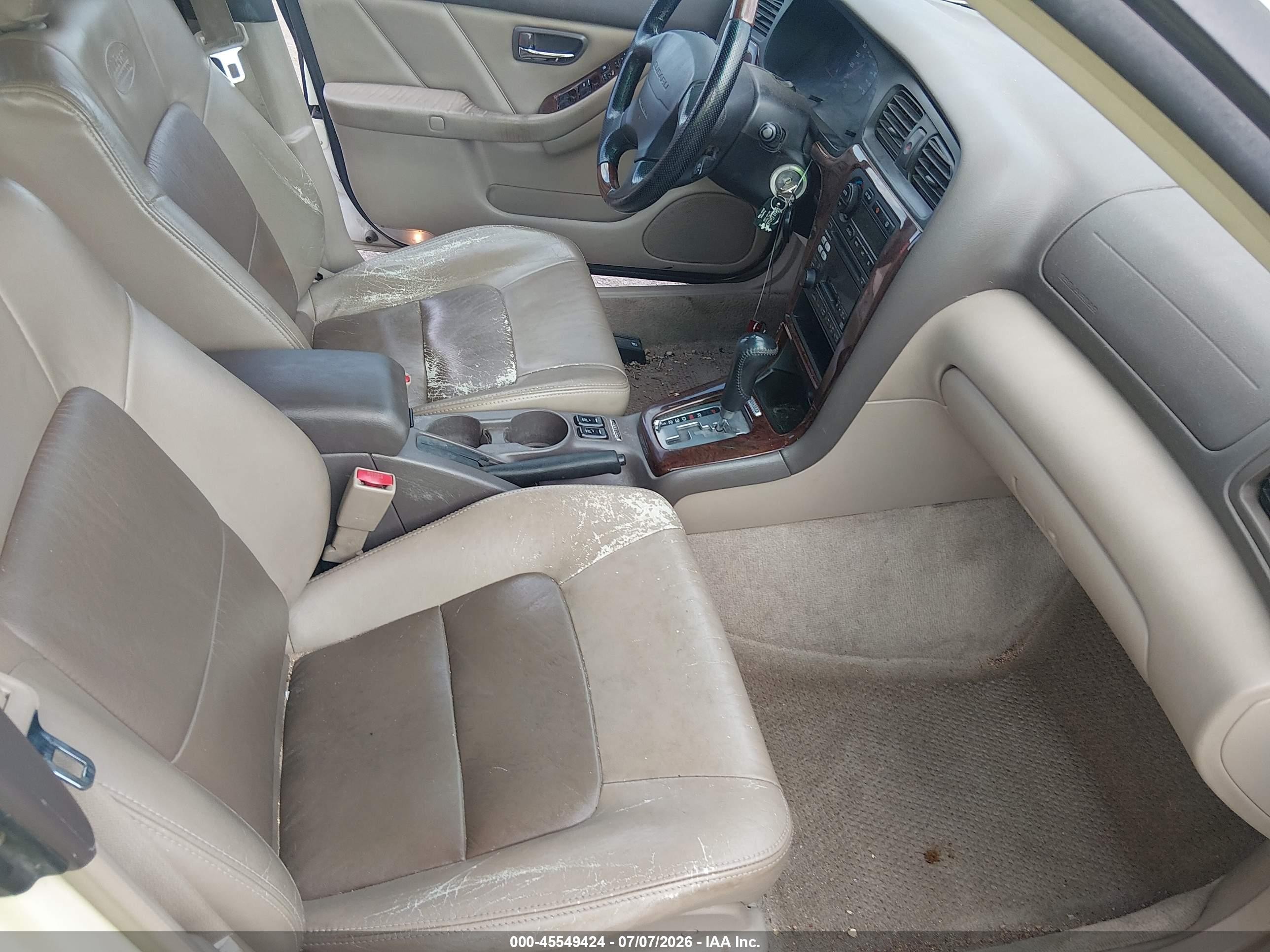 2002 Subaru Outback H6-3.0 L.l. Bean Edition White vin: 4S3BH806927664716