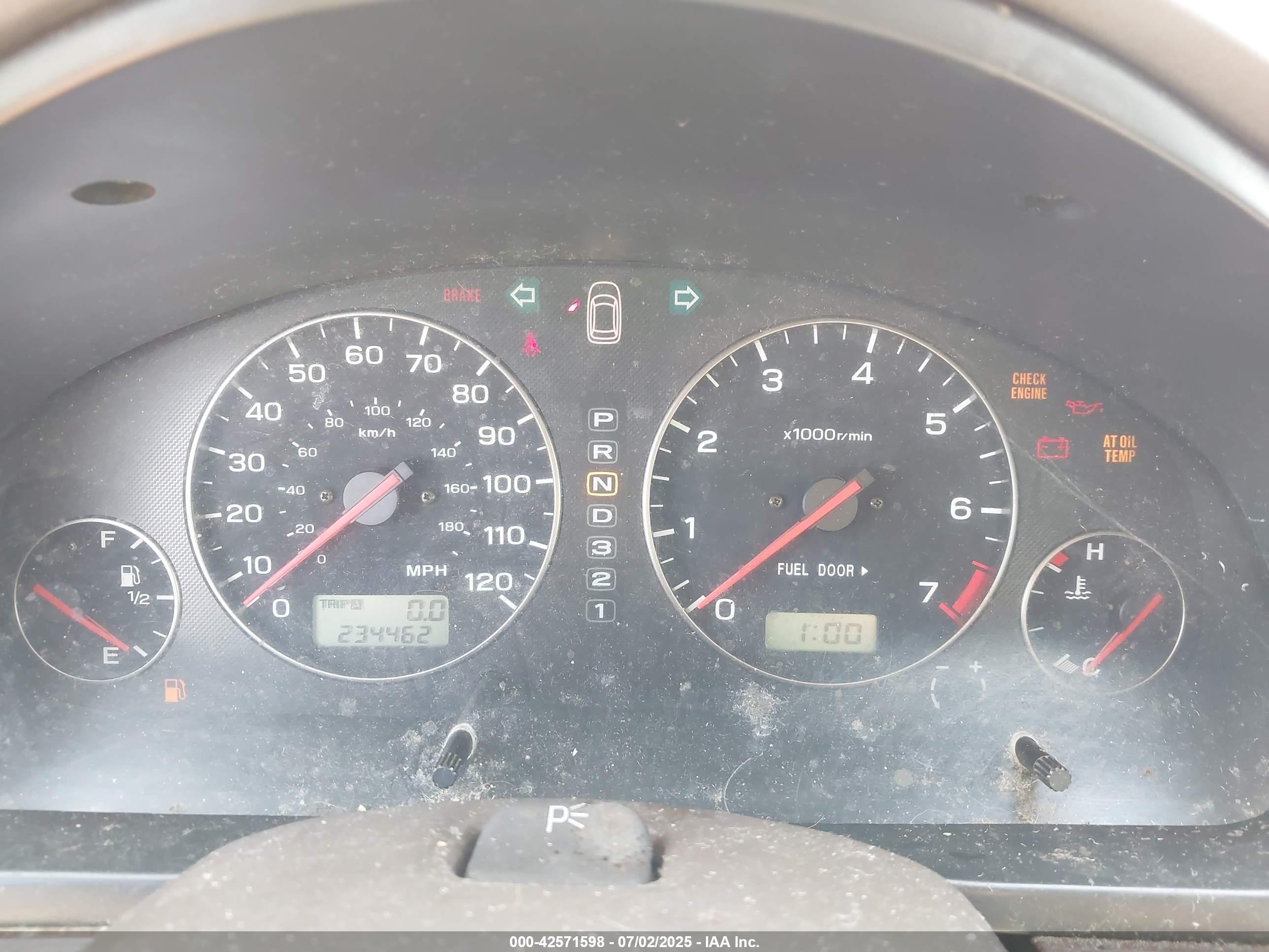 2004 Subaru Outback H6-3.0 L.l. Bean Edition Желто-коричневый vin: 4S3BH806947613011