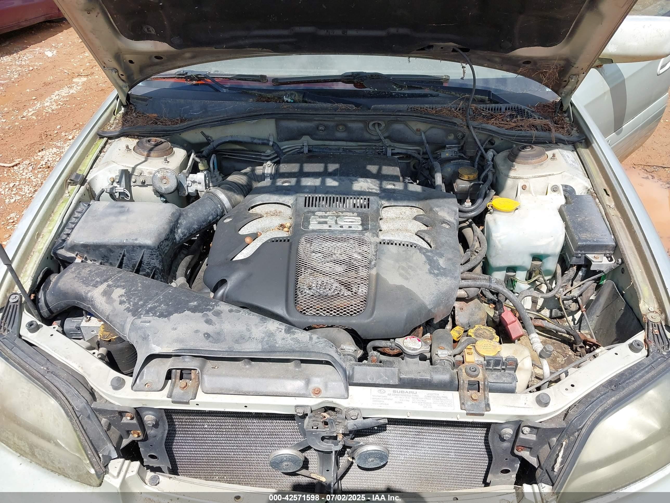 2004 Subaru Outback H6-3.0 L.l. Bean Edition Желто-коричневый vin: 4S3BH806947613011