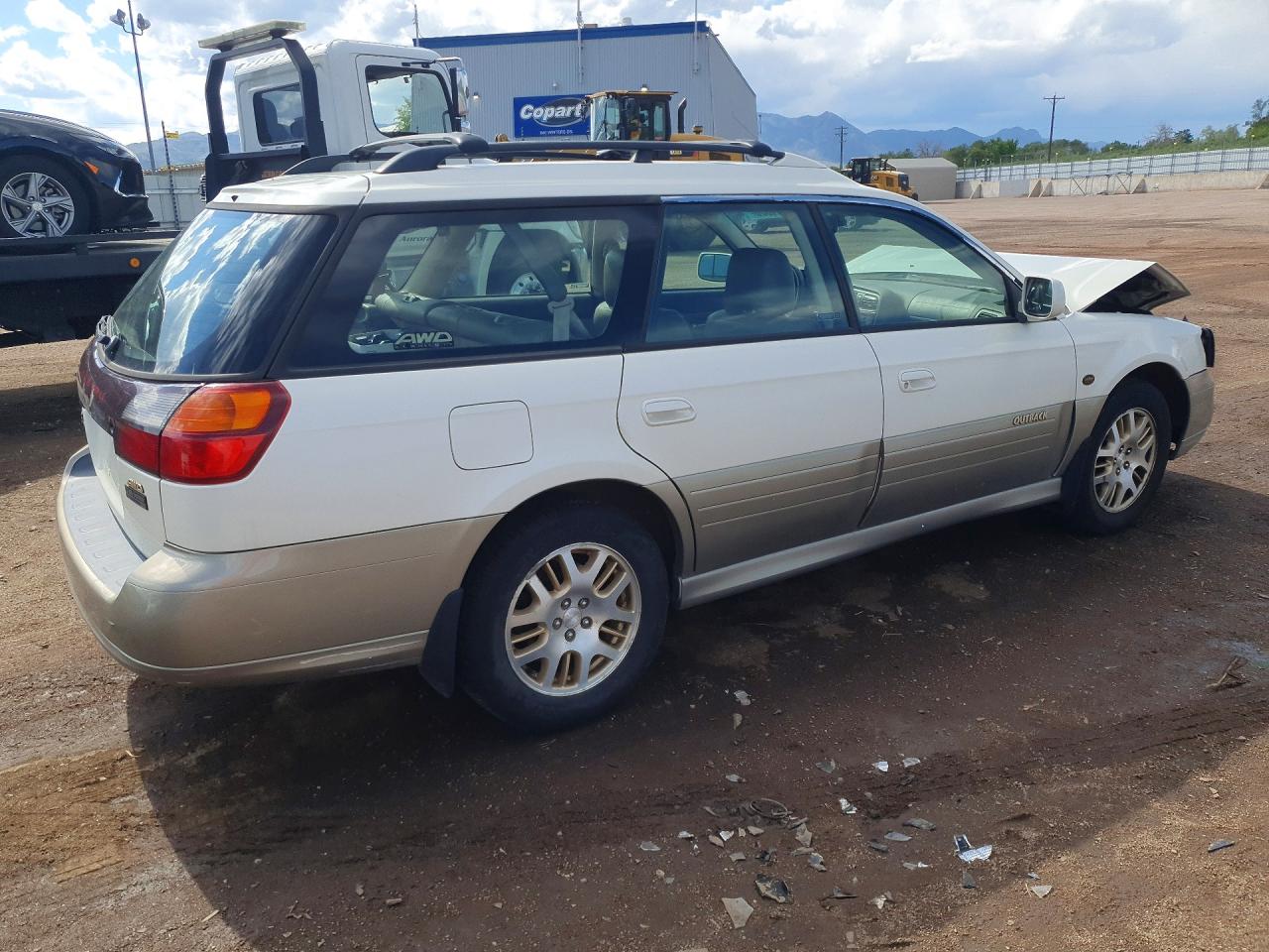 2002 Subaru Legacy Outback H6 3.0 Ll Bean White vin: 4S3BH806X27626900