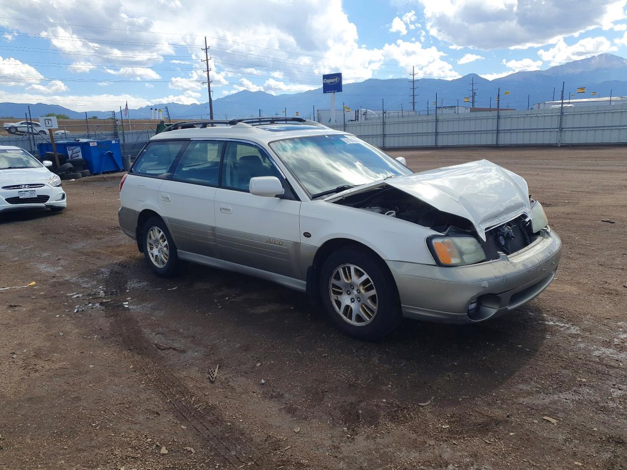 2002 Subaru Legacy Outback H6 3.0 Ll Bean White vin: 4S3BH806X27626900