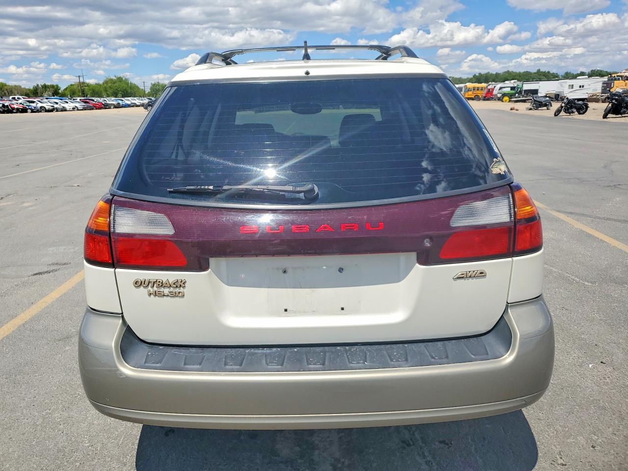 2003 Subaru Legacy Outback H6 3.0 Ll Bean White vin: 4S3BH806X37608947