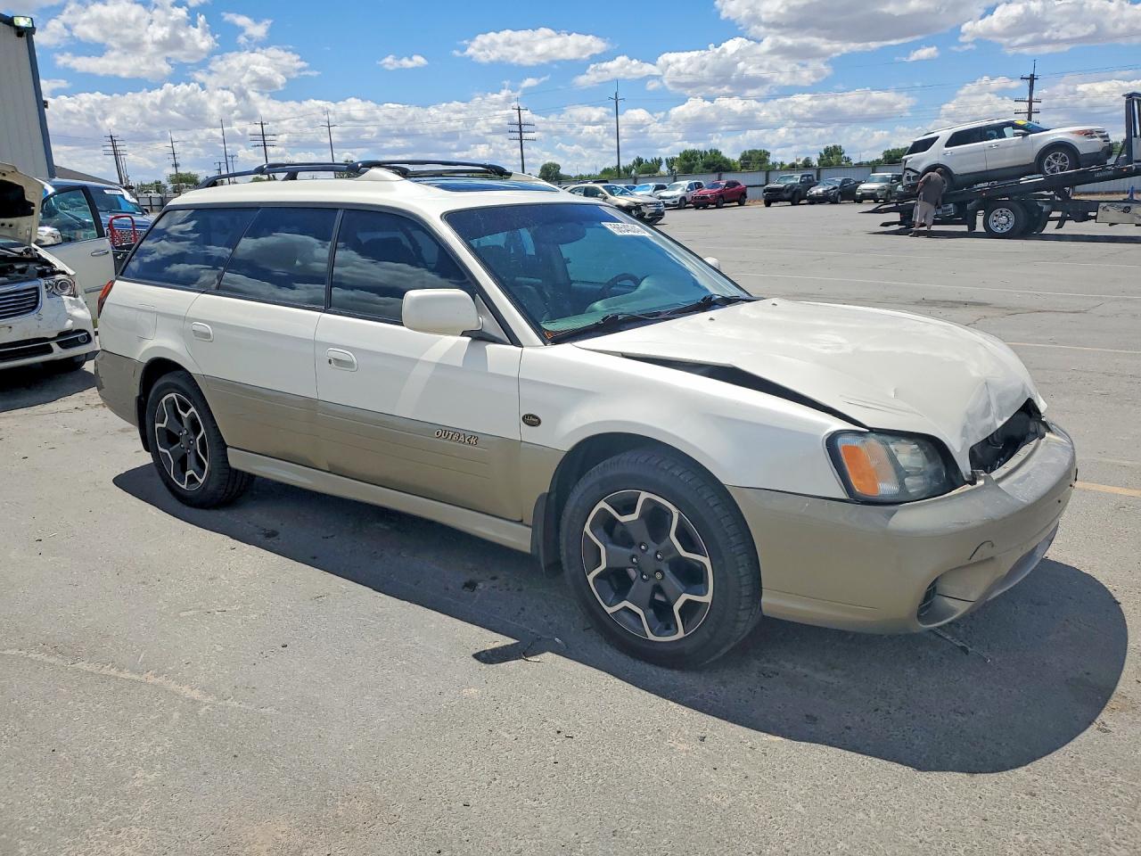 2003 Subaru Legacy Outback H6 3.0 Ll Bean White vin: 4S3BH806X37608947