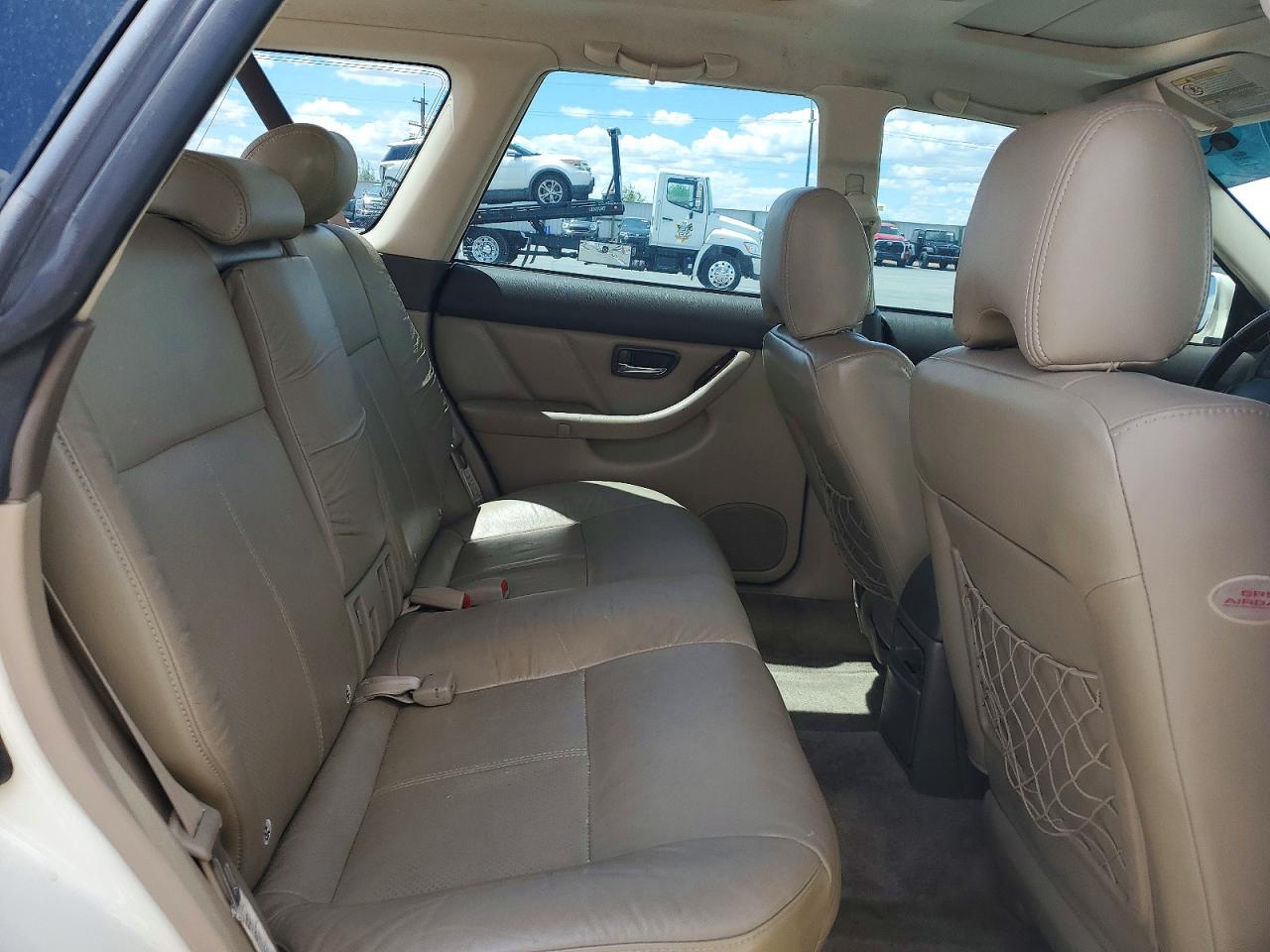 2003 Subaru Legacy Outback H6 3.0 Ll Bean White vin: 4S3BH806X37608947