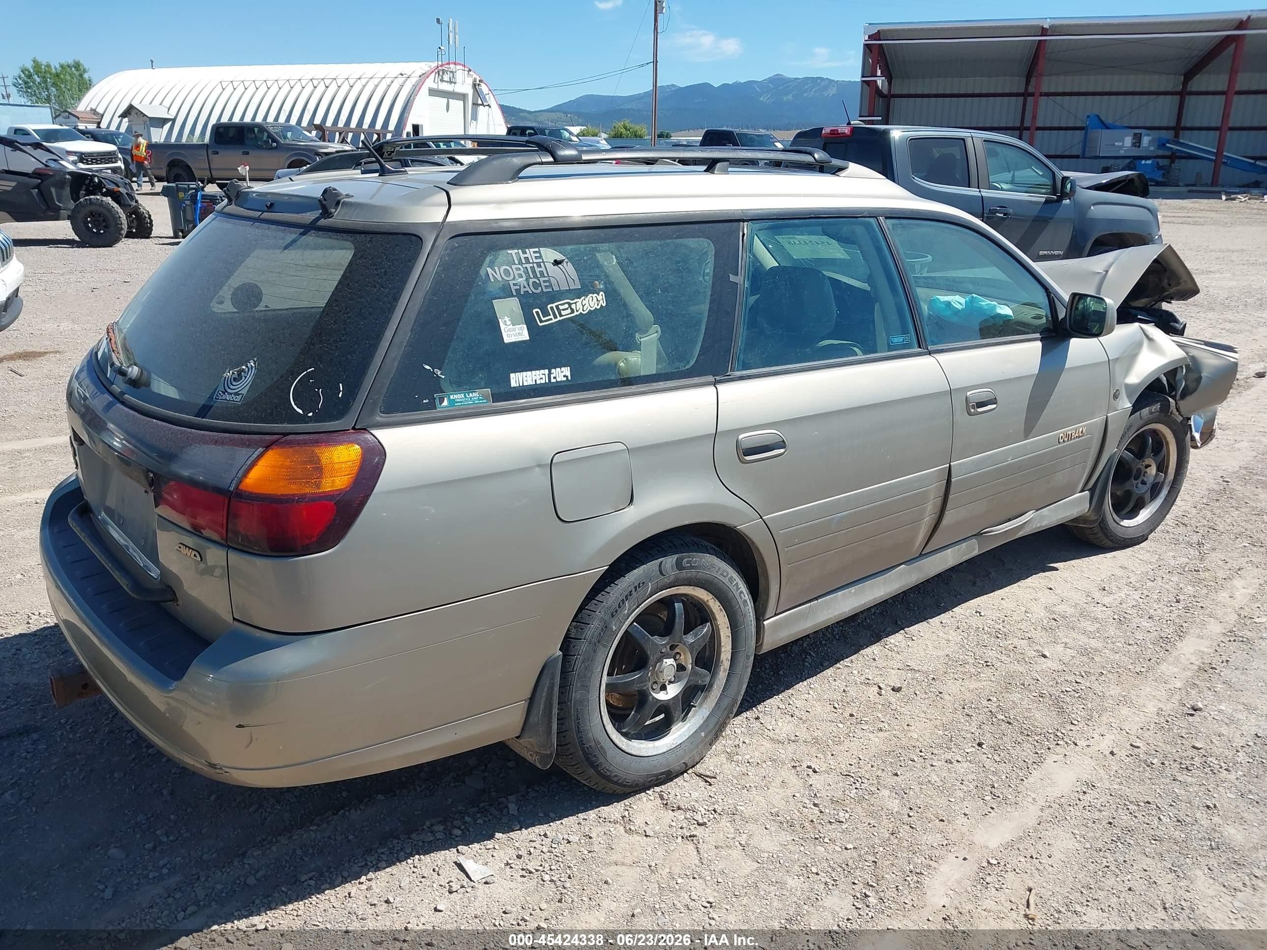 2003 Subaru Outback H6-3.0 L.l. Bean Edition Золотой vin: 4S3BH806X37634786