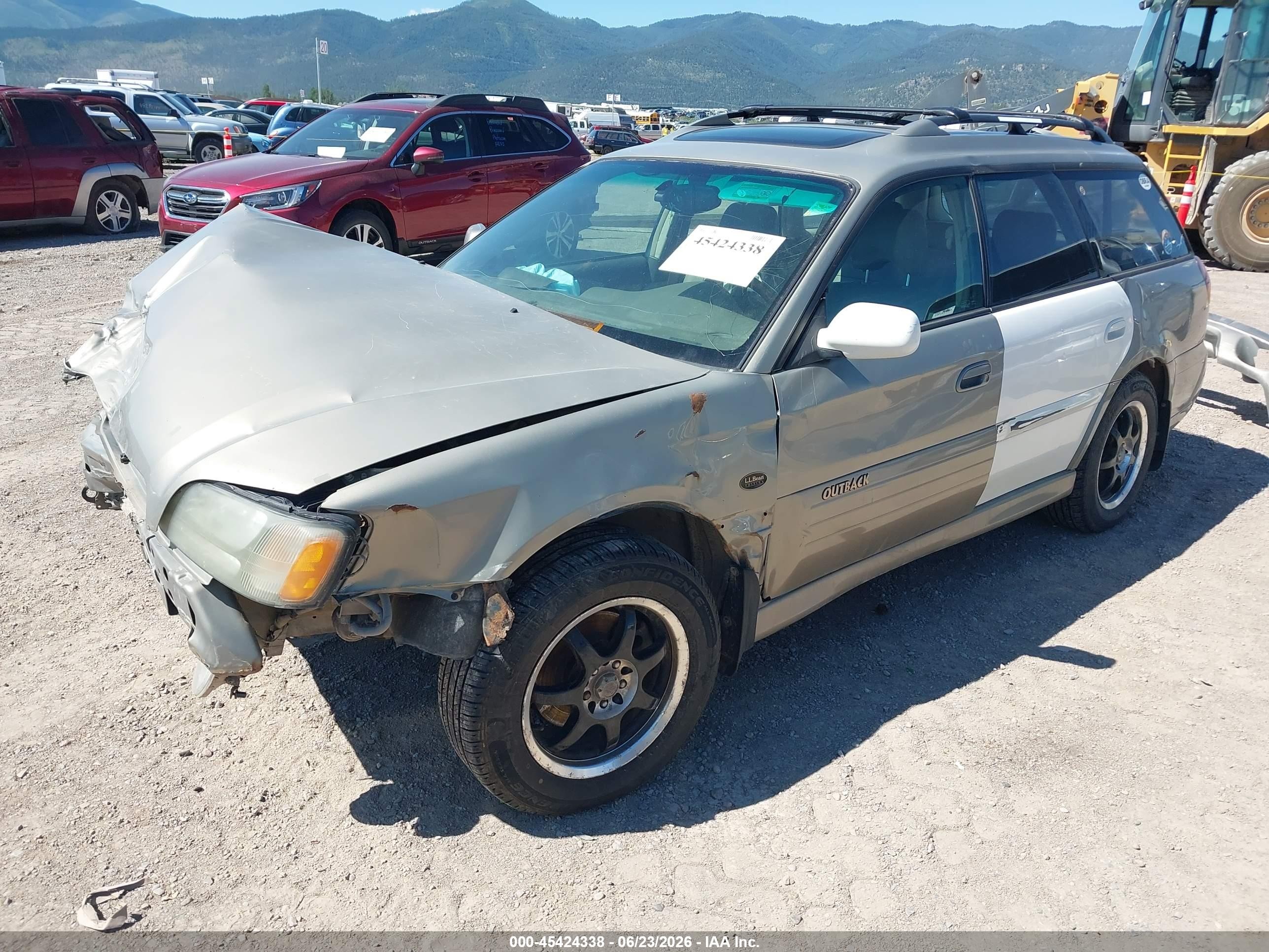 2003 Subaru Outback H6-3.0 L.l. Bean Edition Золотой vin: 4S3BH806X37634786