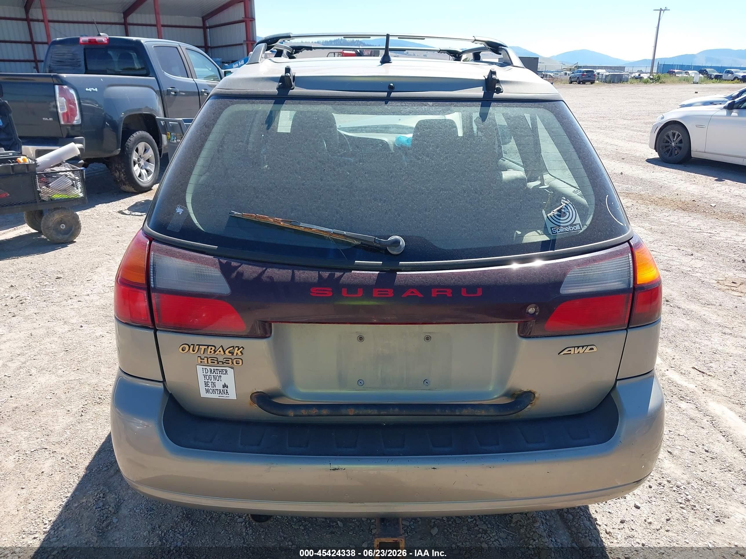 2003 Subaru Outback H6-3.0 L.l. Bean Edition Золотой vin: 4S3BH806X37634786