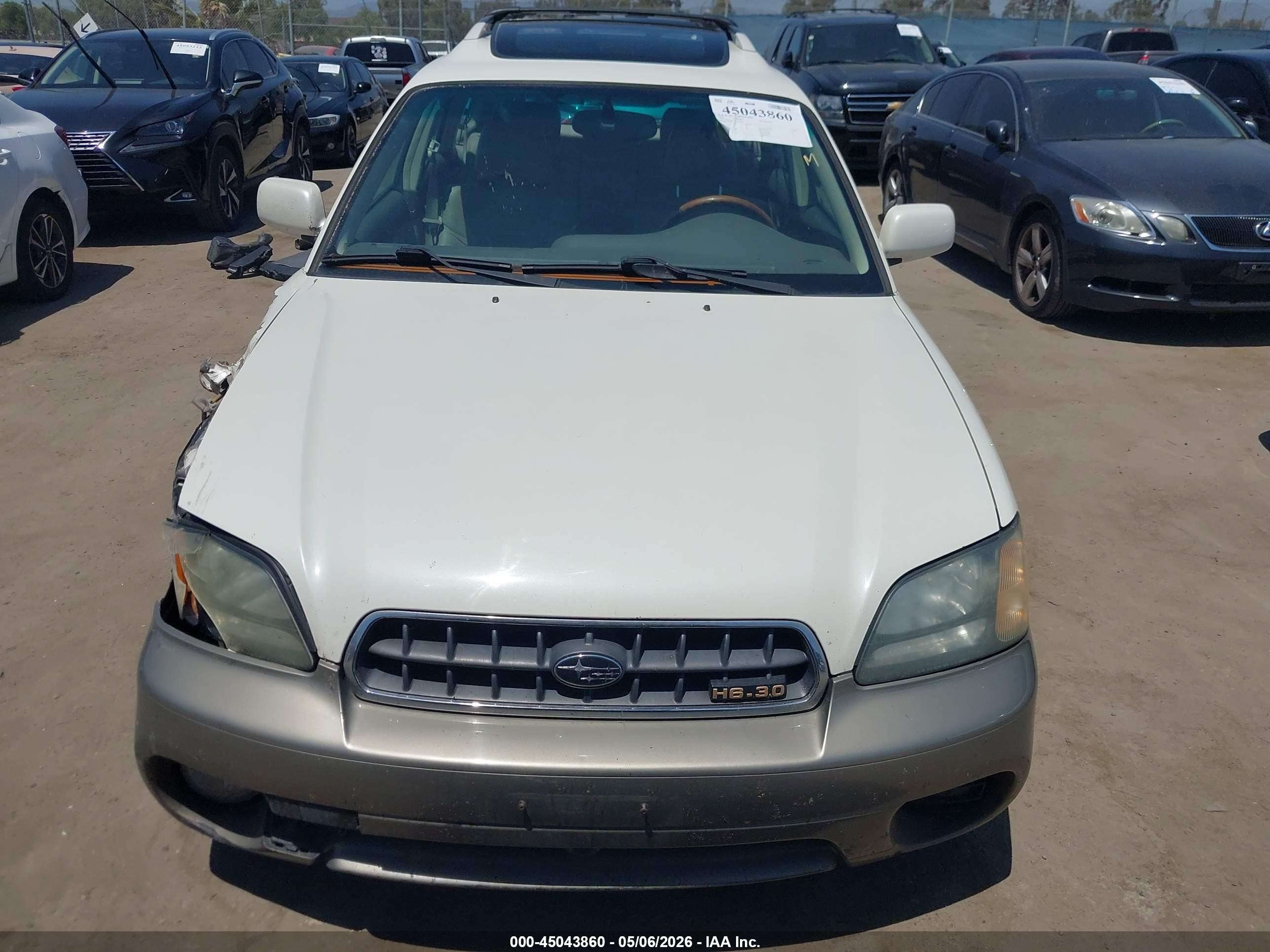 2003 Subaru Outback H6-3.0 L.l. Bean Edition Кремовый vin: 4S3BH806X37635856