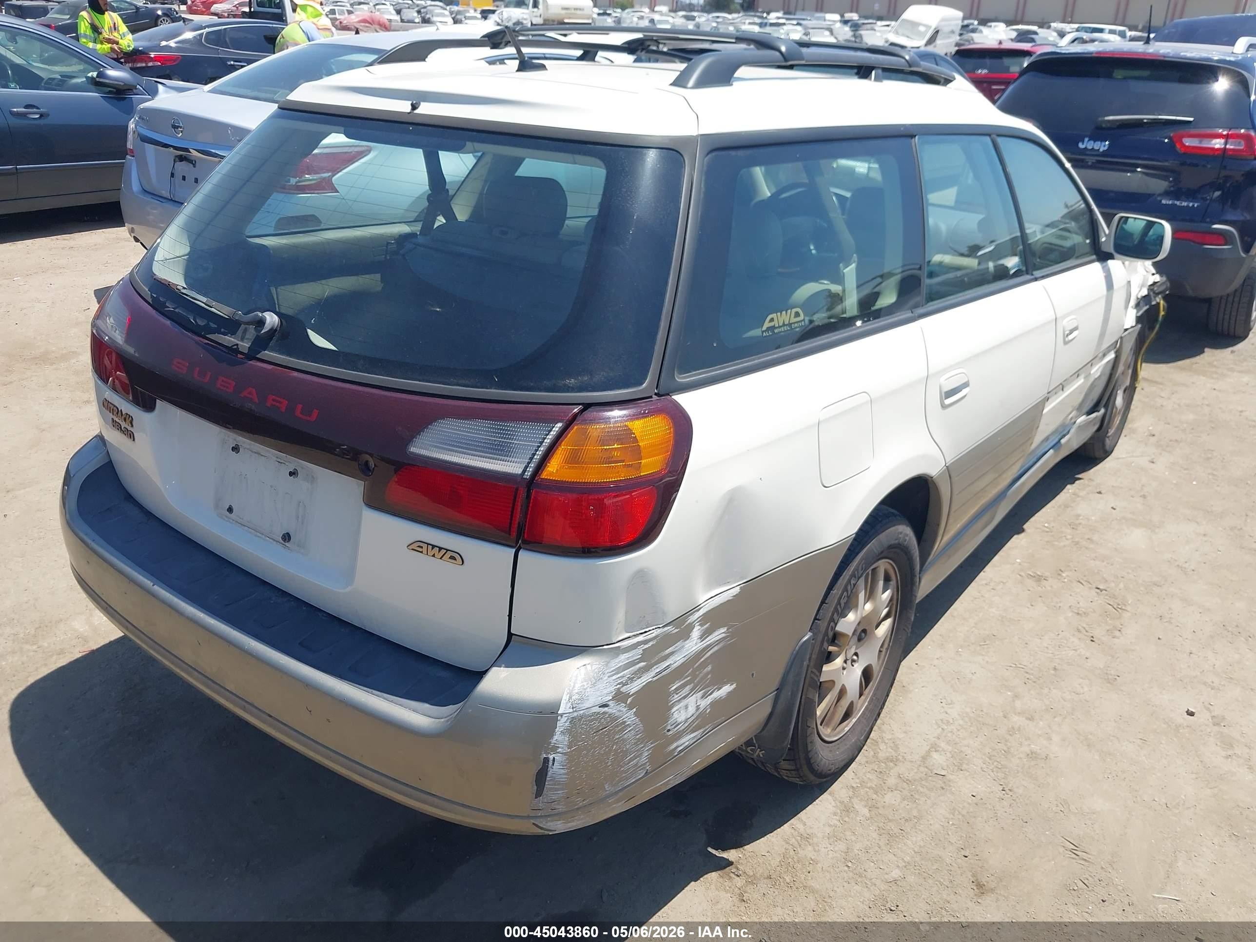2003 Subaru Outback H6-3.0 L.l. Bean Edition Кремовый vin: 4S3BH806X37635856