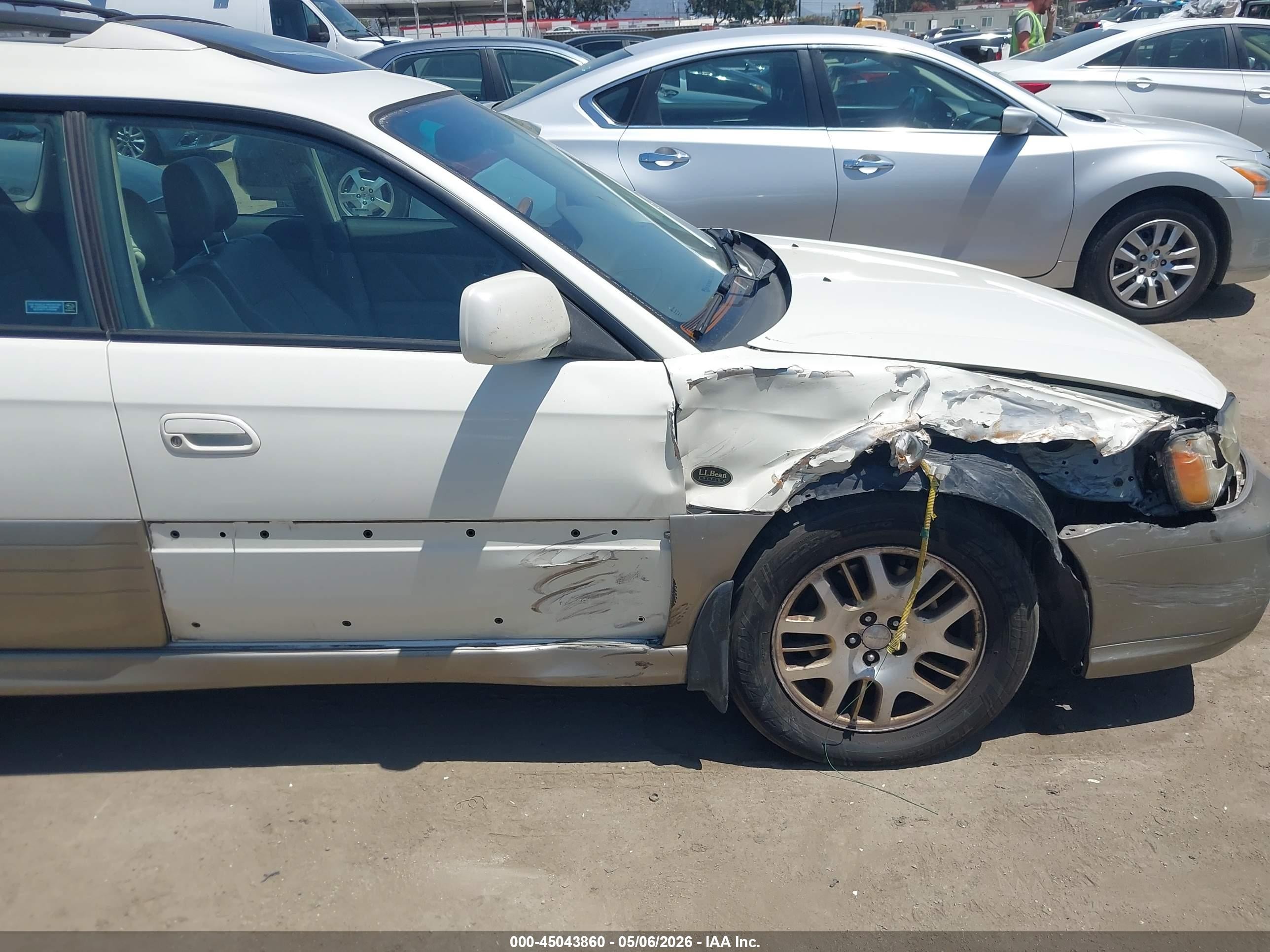 2003 Subaru Outback H6-3.0 L.l. Bean Edition Кремовый vin: 4S3BH806X37635856
