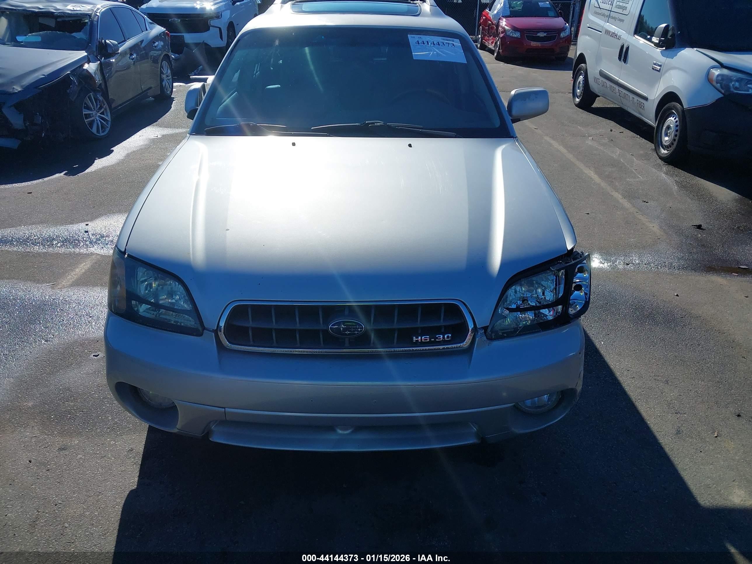 2004 Subaru Legacy Outback H6 3.0 Ll Bean Серебряный vin: 4S3BH806X47616368