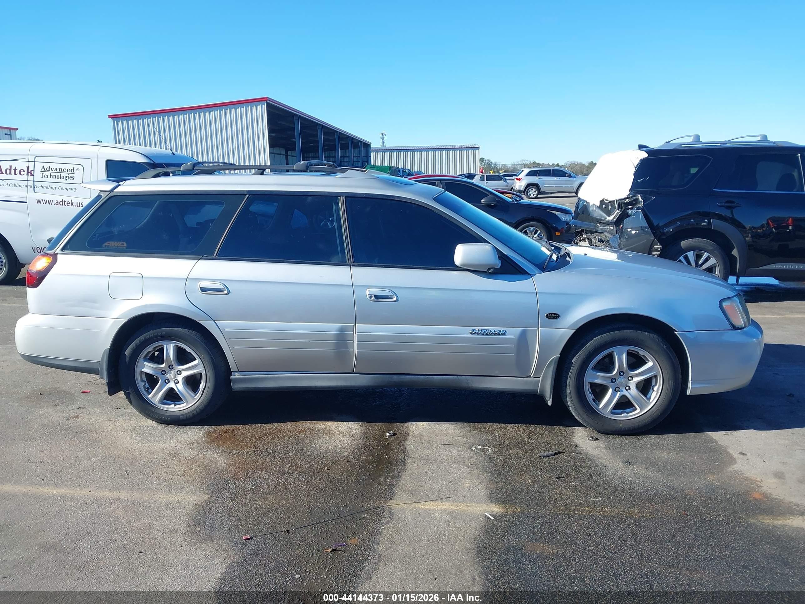 2004 Subaru Legacy Outback H6 3.0 Ll Bean Серебряный vin: 4S3BH806X47616368