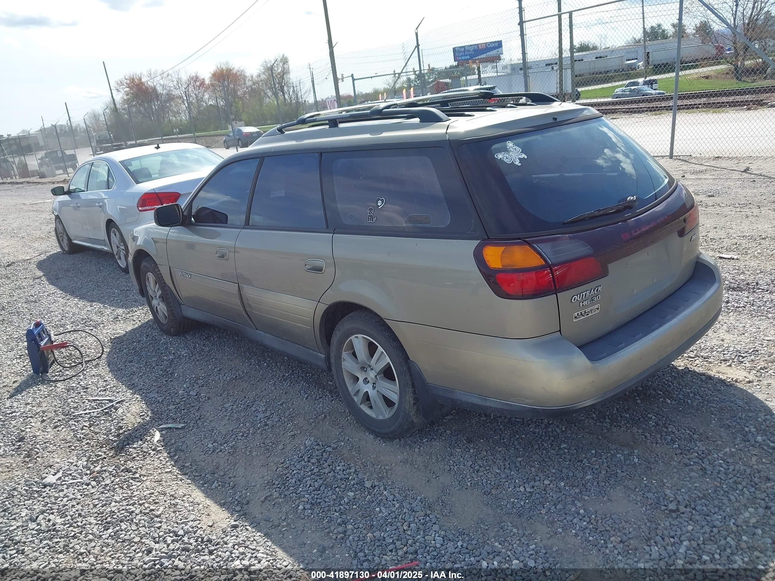 2004 Subaru Outback H6-3.0 W/35th Anniversary Edition Gold vin: 4S3BH815047638014