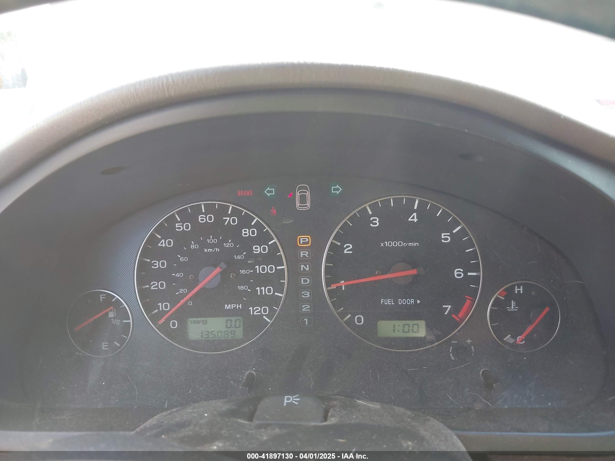 2004 Subaru Outback H6-3.0 W/35th Anniversary Edition Gold vin: 4S3BH815047638014