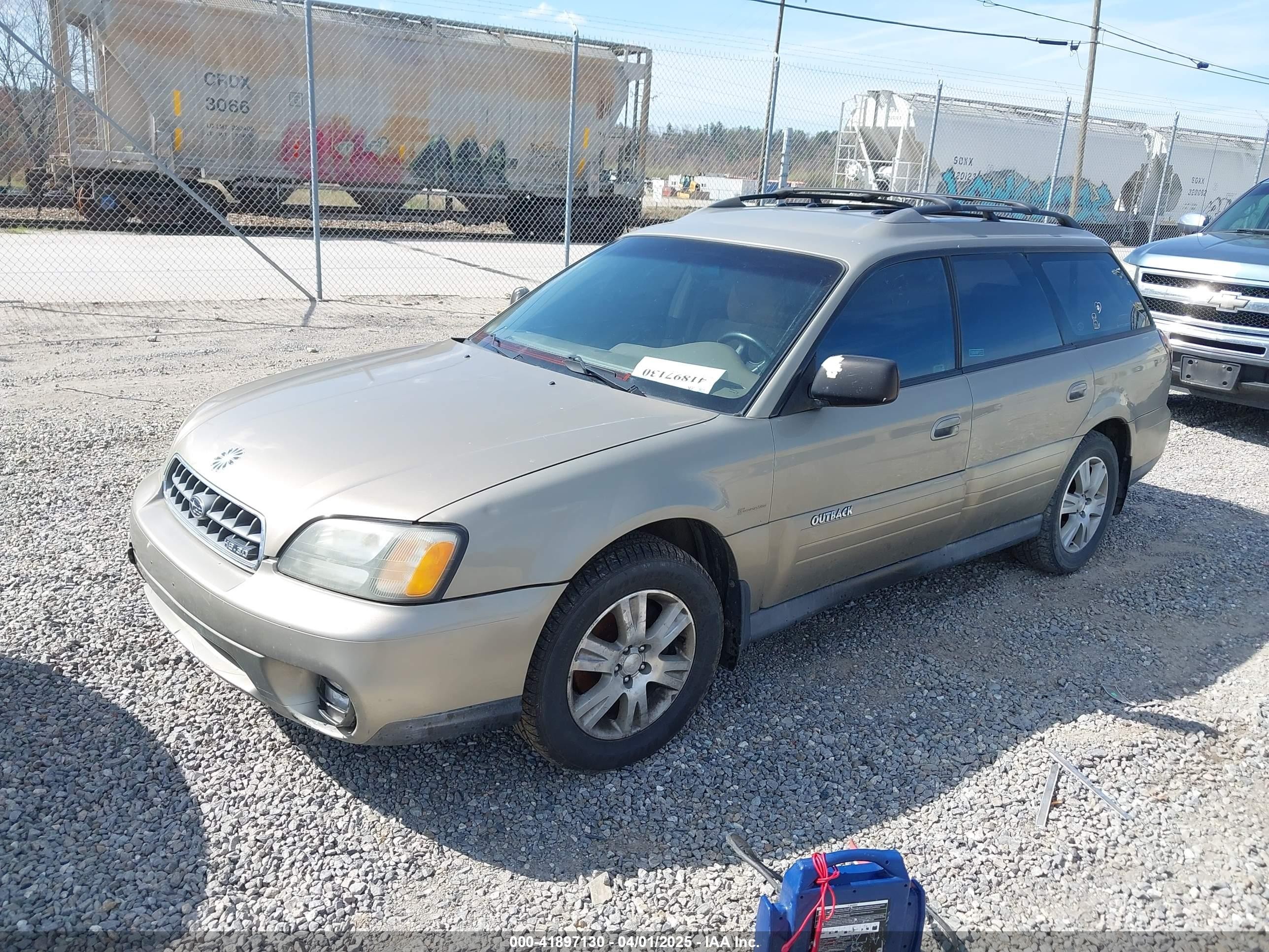 2004 Subaru Outback H6-3.0 W/35th Anniversary Edition Gold vin: 4S3BH815047638014
