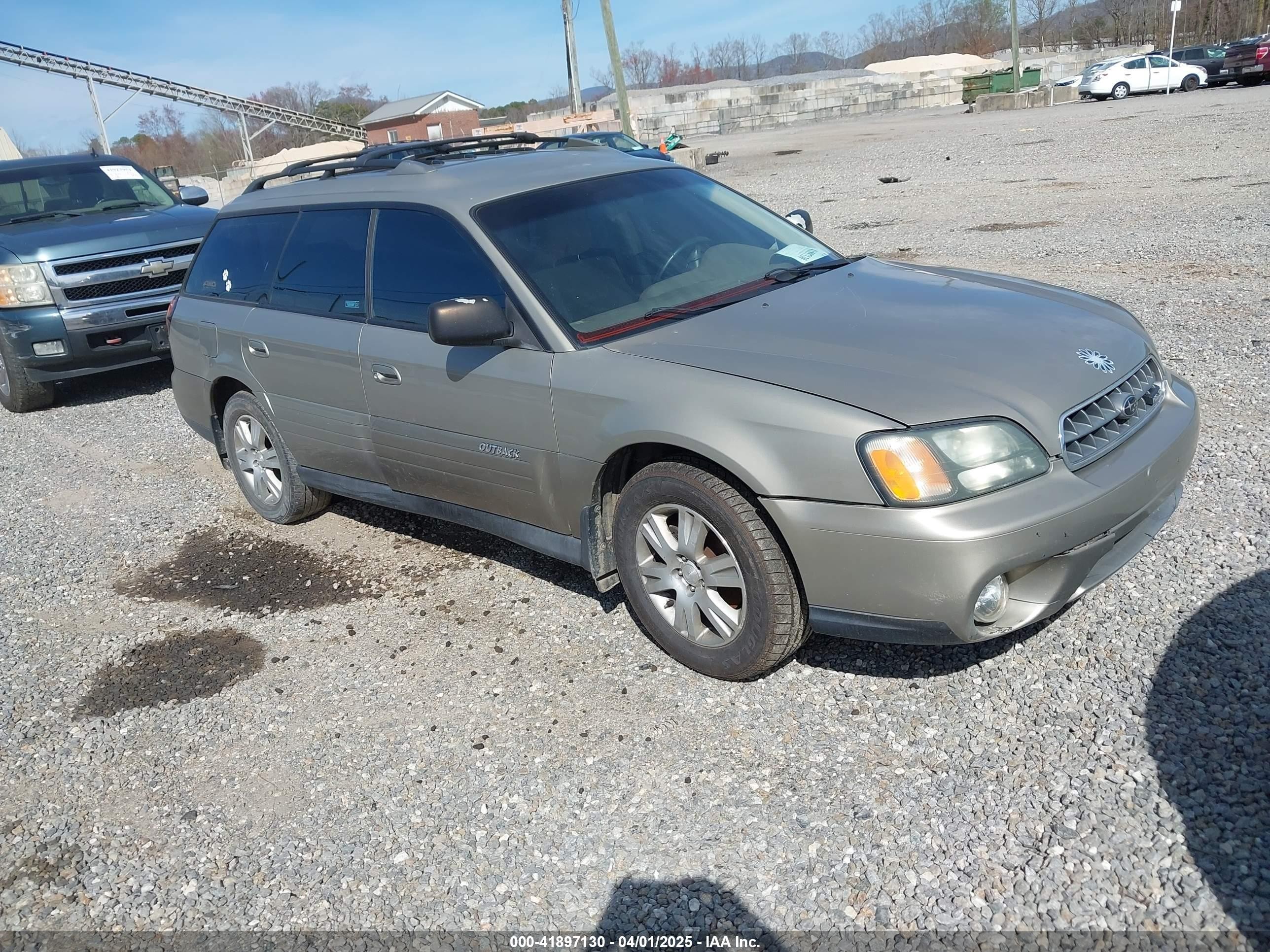 2004 Subaru Outback H6-3.0 W/35th Anniversary Edition Gold vin: 4S3BH815047638014