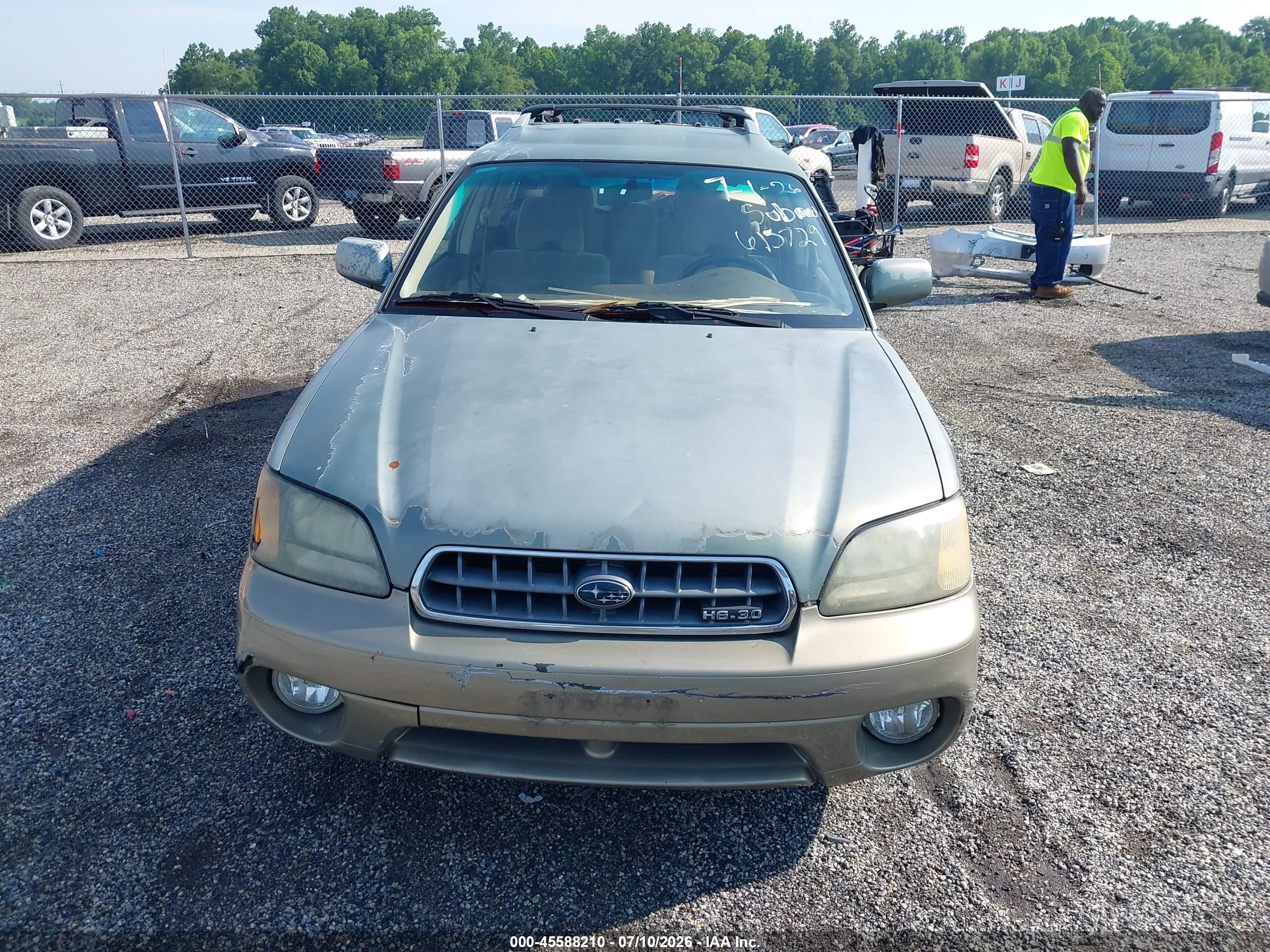 2004 Subaru Outback H6-3.0 W/35th Anniversary Edition Blue vin: 4S3BH815347615729