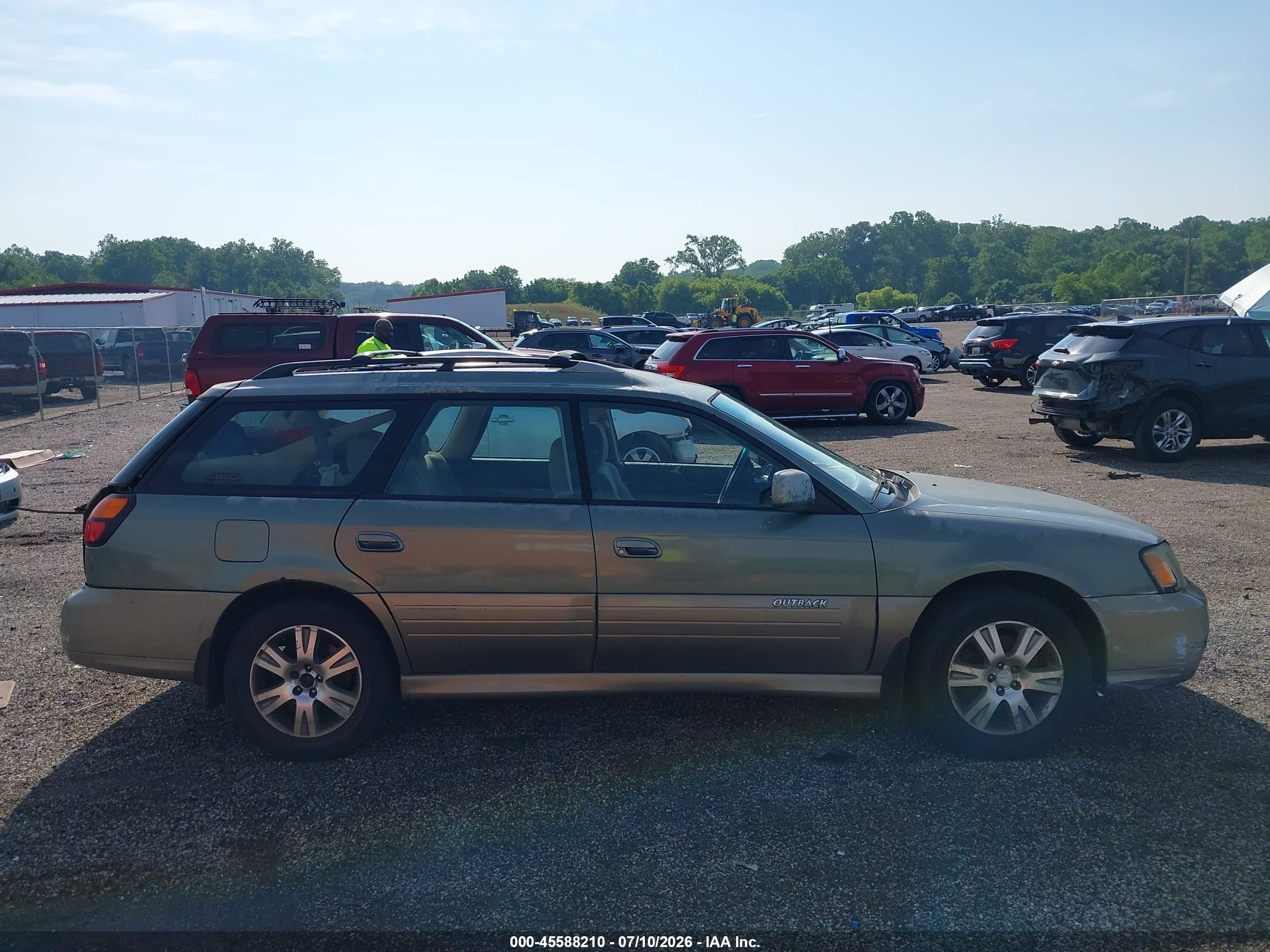 2004 Subaru Outback H6-3.0 W/35th Anniversary Edition Blue vin: 4S3BH815347615729