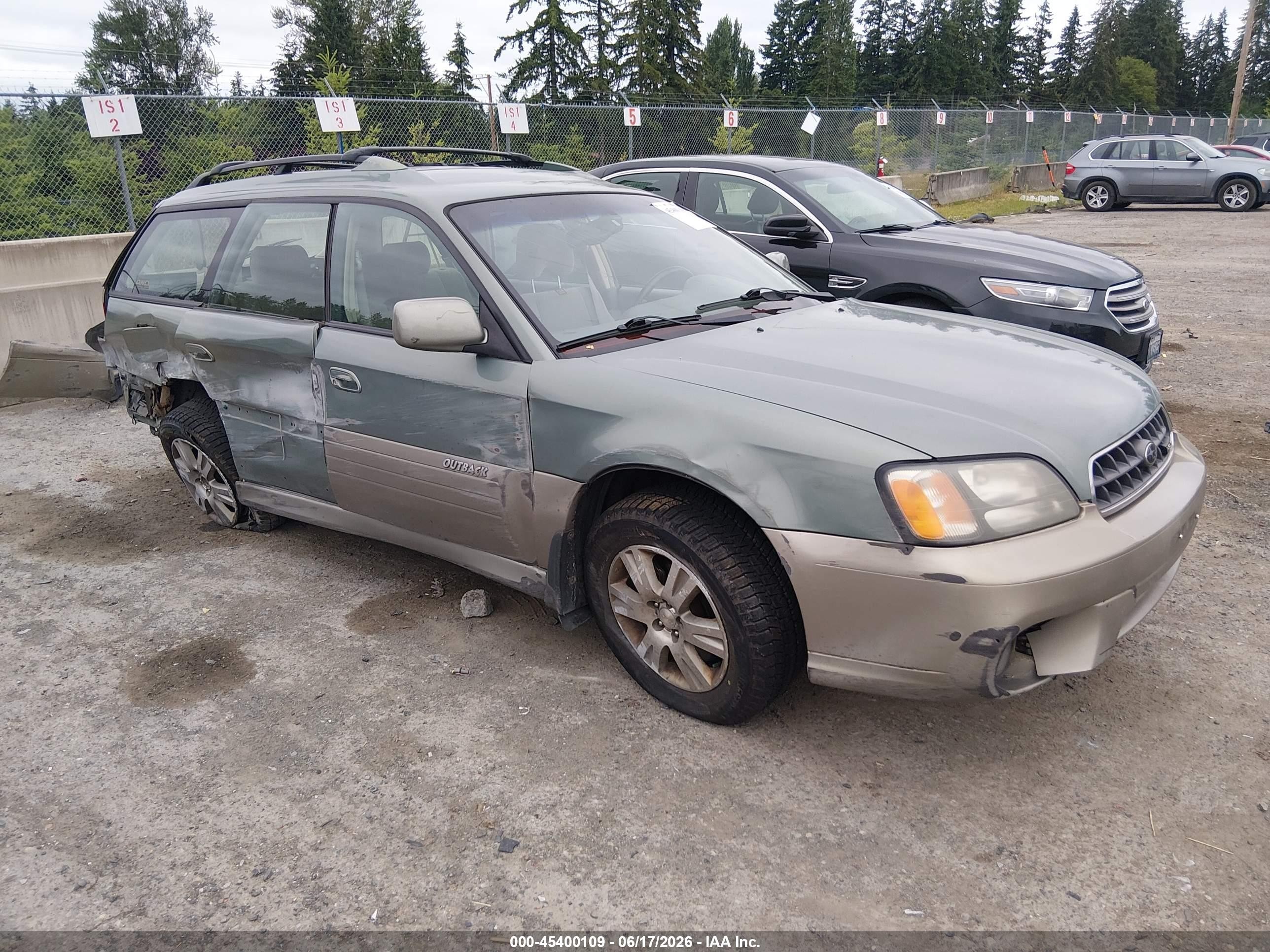 2004 Subaru Outback H6-3.0 W/35th Anniversary Edition Blue vin: 4S3BH815347633633