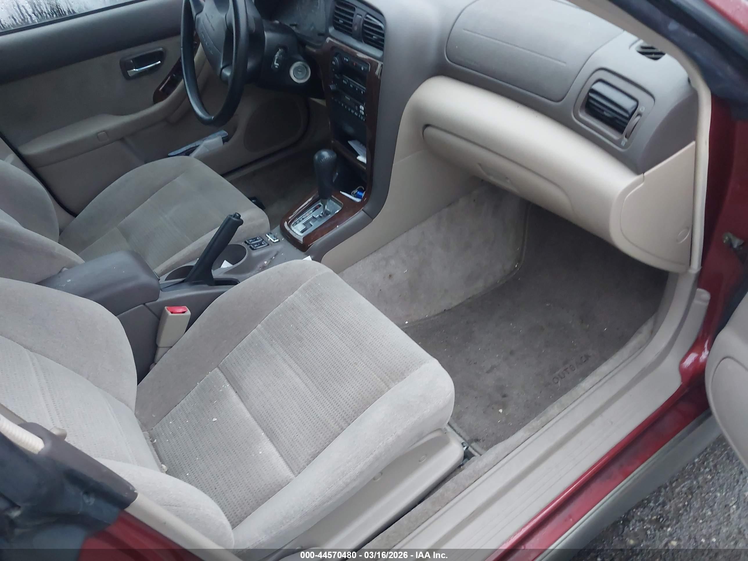 2004 Subaru Outback H6-3.0 W/35th Anniversary Edition Red vin: 4S3BH815547613092