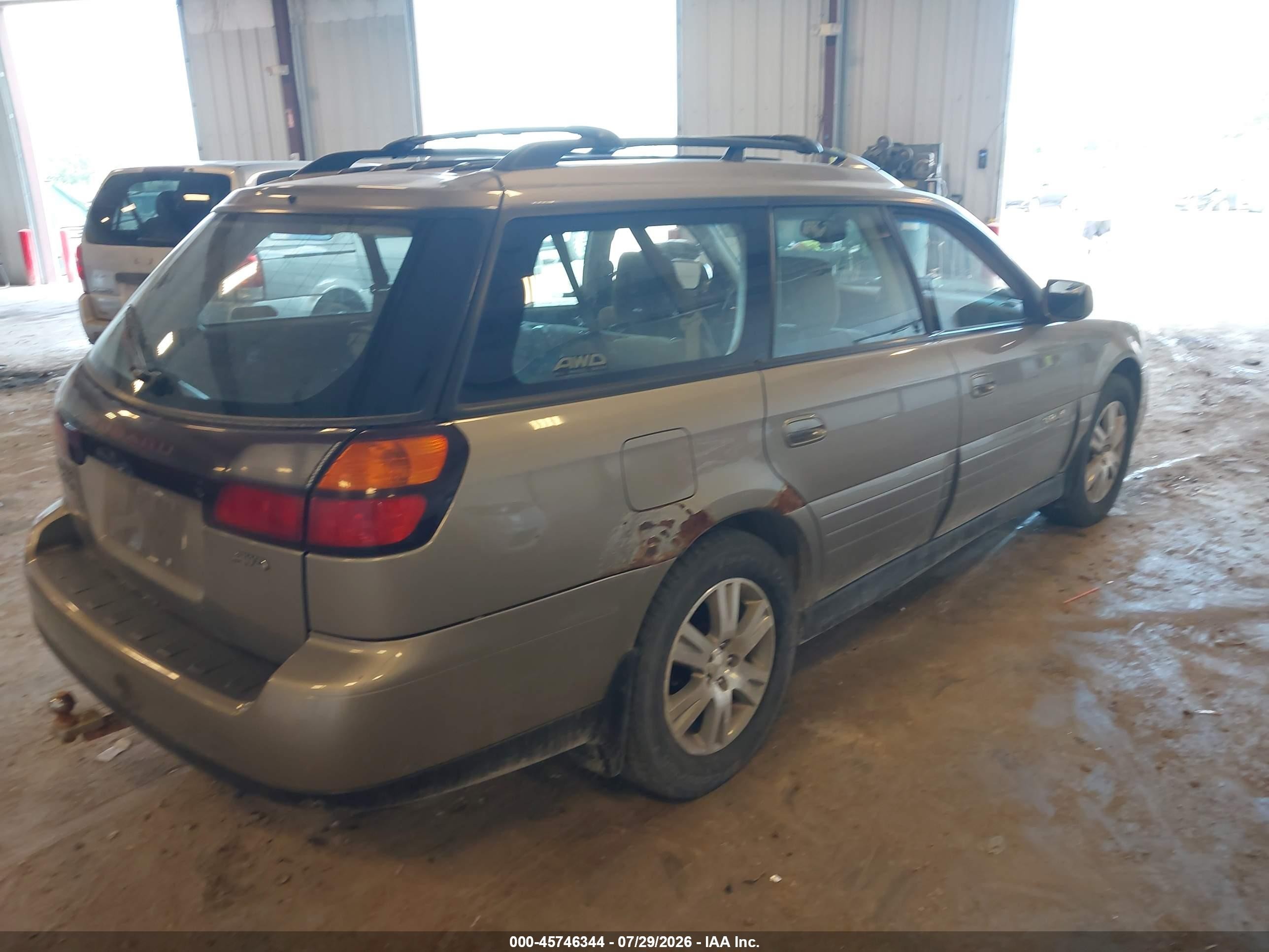 2004 Subaru Outback H6-3.0 W/35th Anniversary Edition Dark Brown vin: 4S3BH815847627035