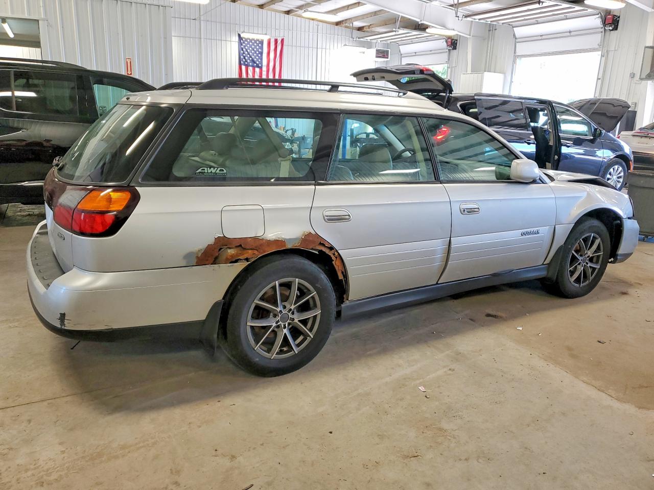 2004 Subaru Legacy Outback H6 3.0 Special Gray vin: 4S3BH815X47622225