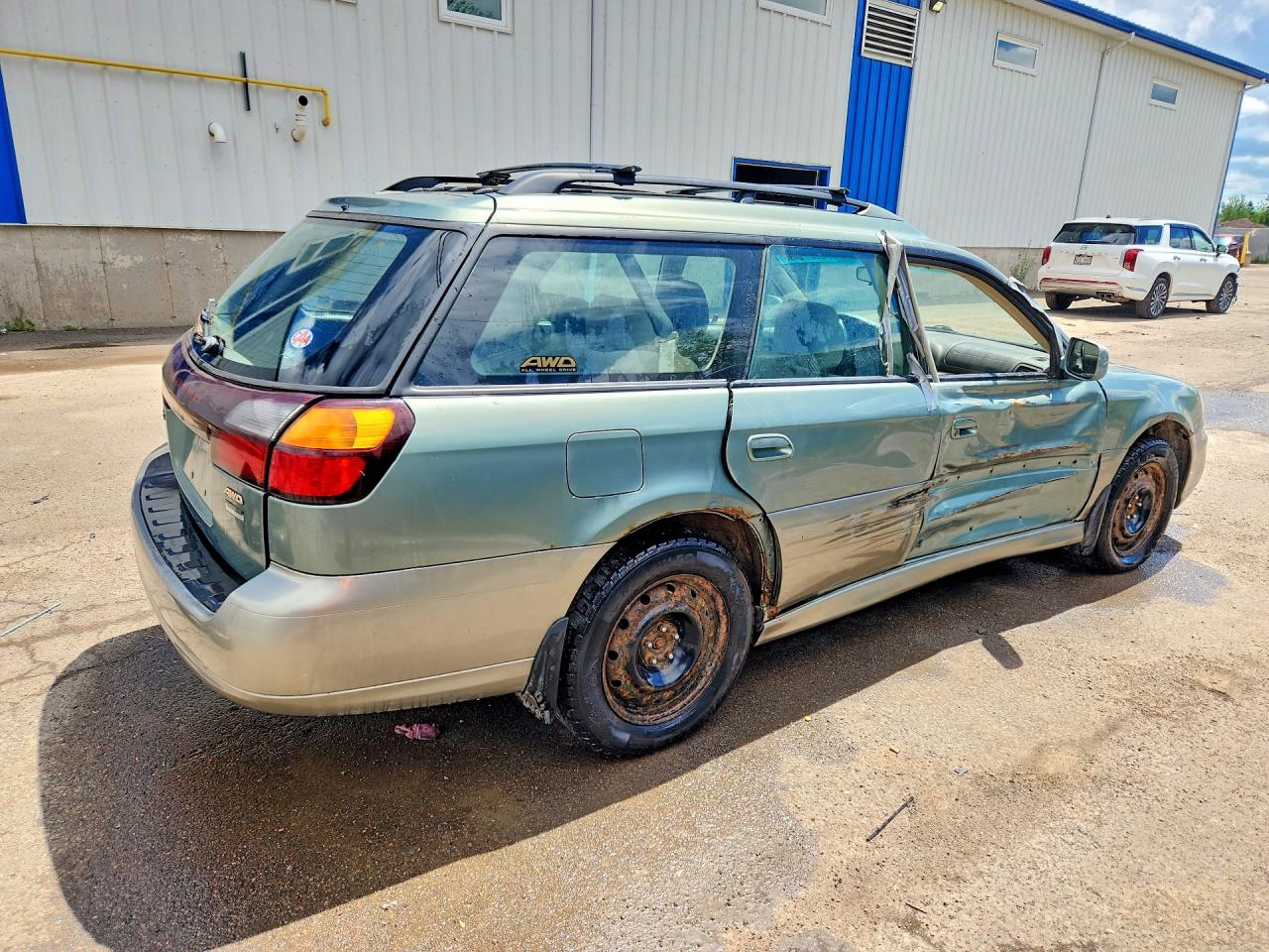 2003 Subaru Legacy Outback H6 3.0 Special Green vin: 4S3BH895437650668