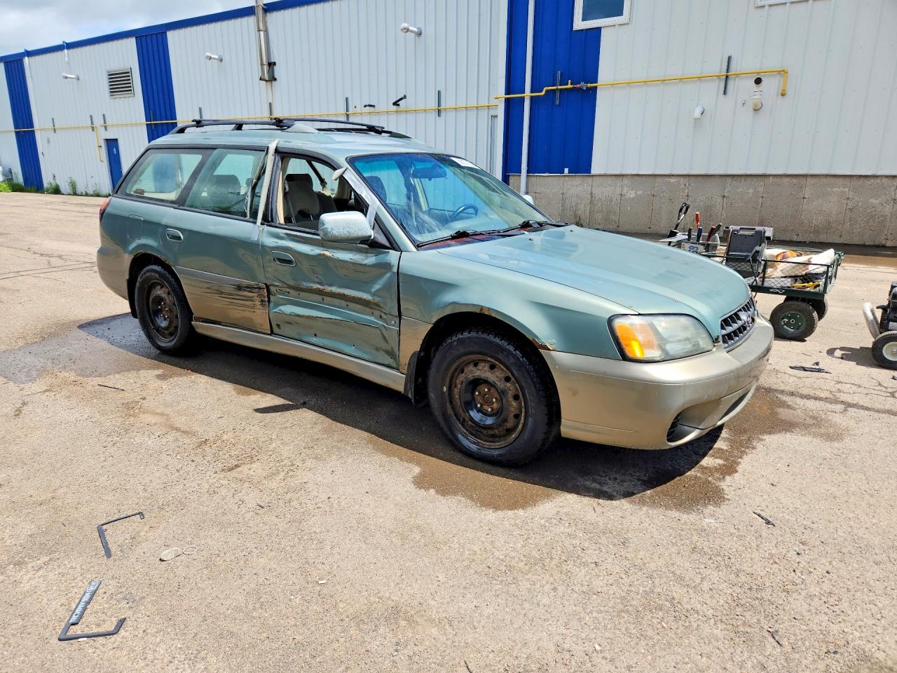 2003 Subaru Legacy Outback H6 3.0 Special Green vin: 4S3BH895437650668