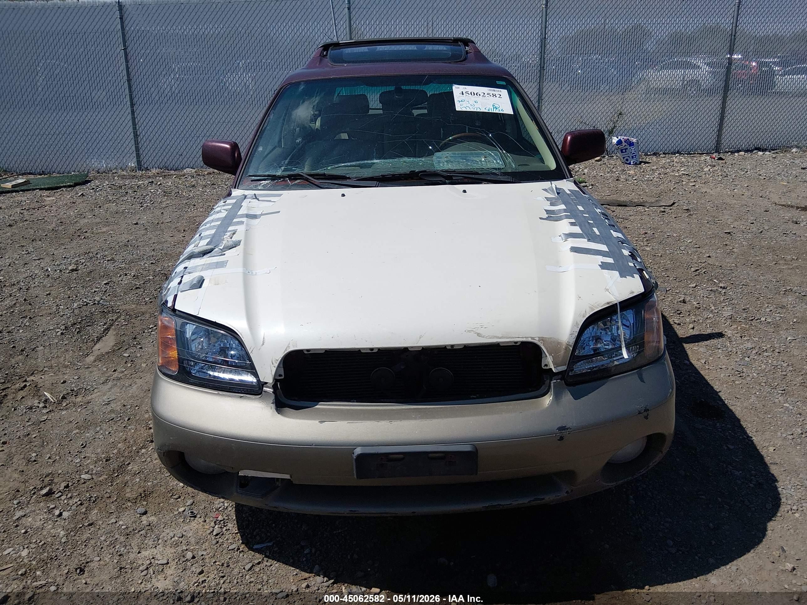 2001 Subaru Outback H6-3.0 Красный vin: 4S3BH896217660380