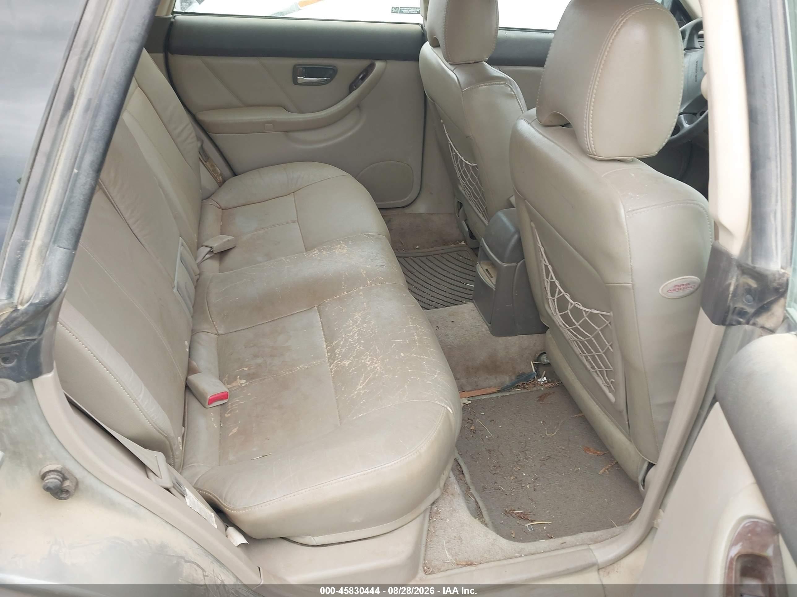 2004 Subaru Outback H6-3.0 Vdc Beige vin: 4S3BH896547619892