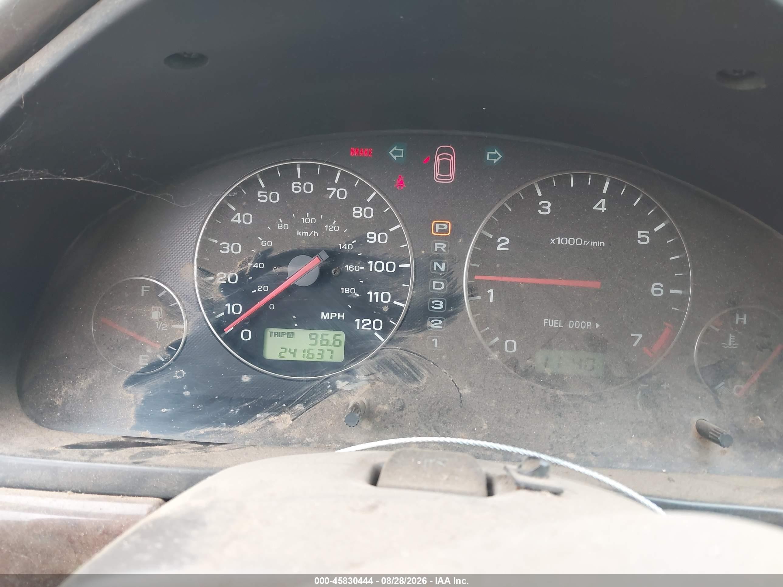2004 Subaru Outback H6-3.0 Vdc Beige vin: 4S3BH896547619892