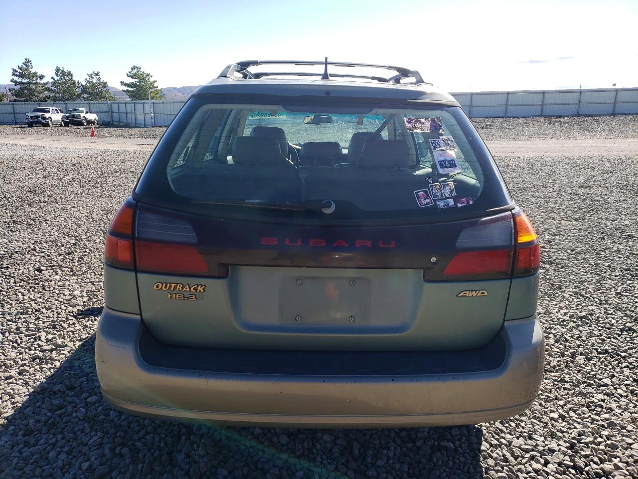 2003 Subaru Legacy Outback H6 3.0 Vdc Green vin: 4S3BH896637657100