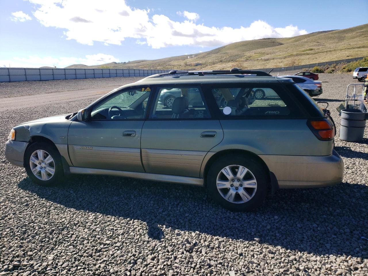 2003 Subaru Legacy Outback H6 3.0 Vdc Green vin: 4S3BH896637657100