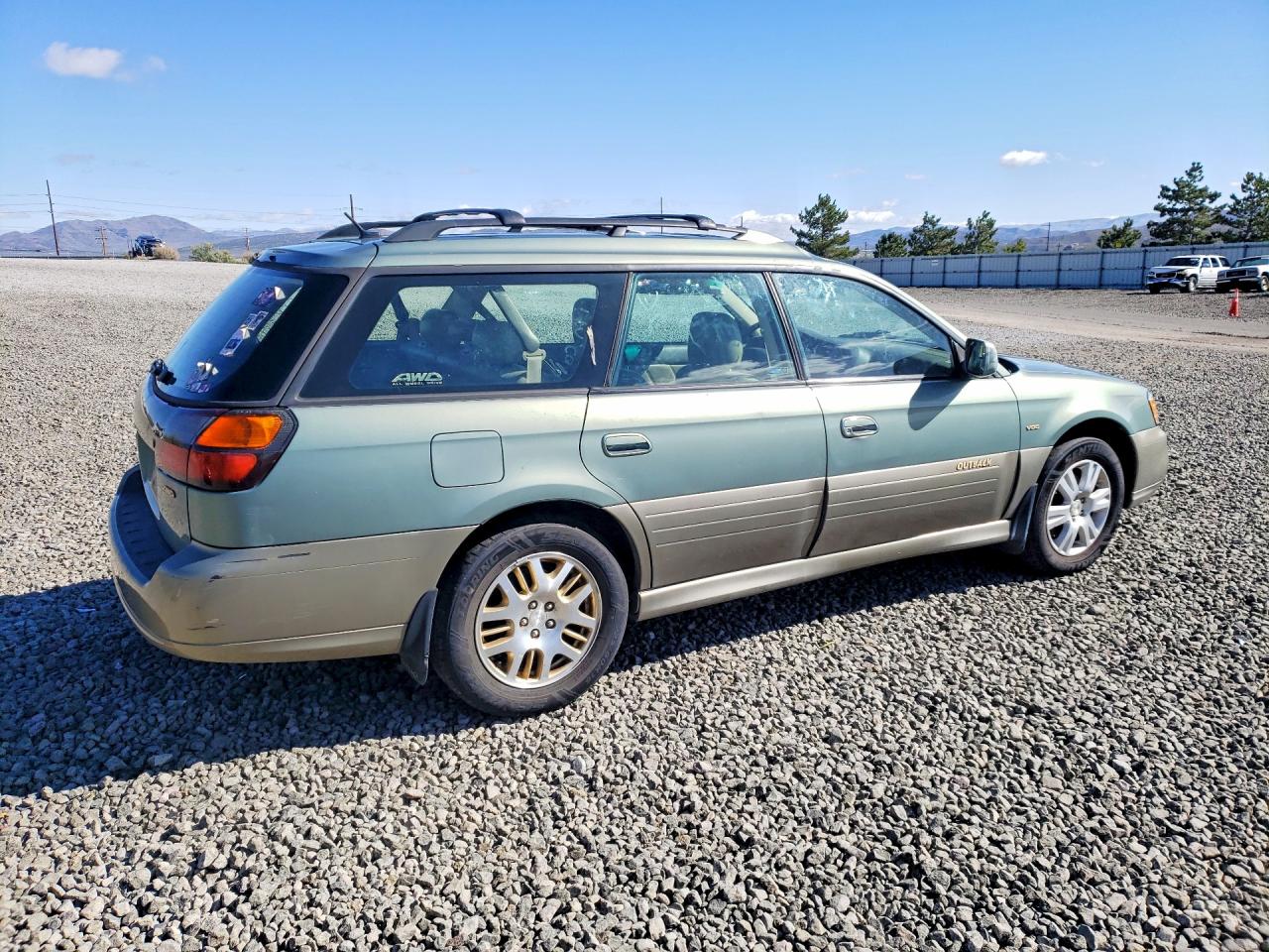 2003 Subaru Legacy Outback H6 3.0 Vdc Green vin: 4S3BH896637657100