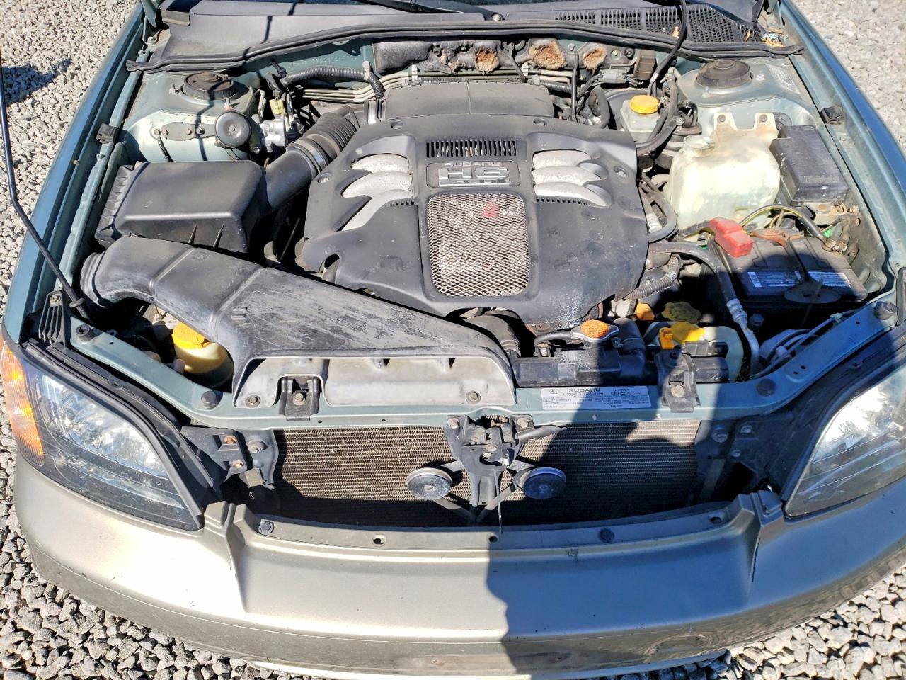 2003 Subaru Legacy Outback H6 3.0 Vdc Green vin: 4S3BH896637657100