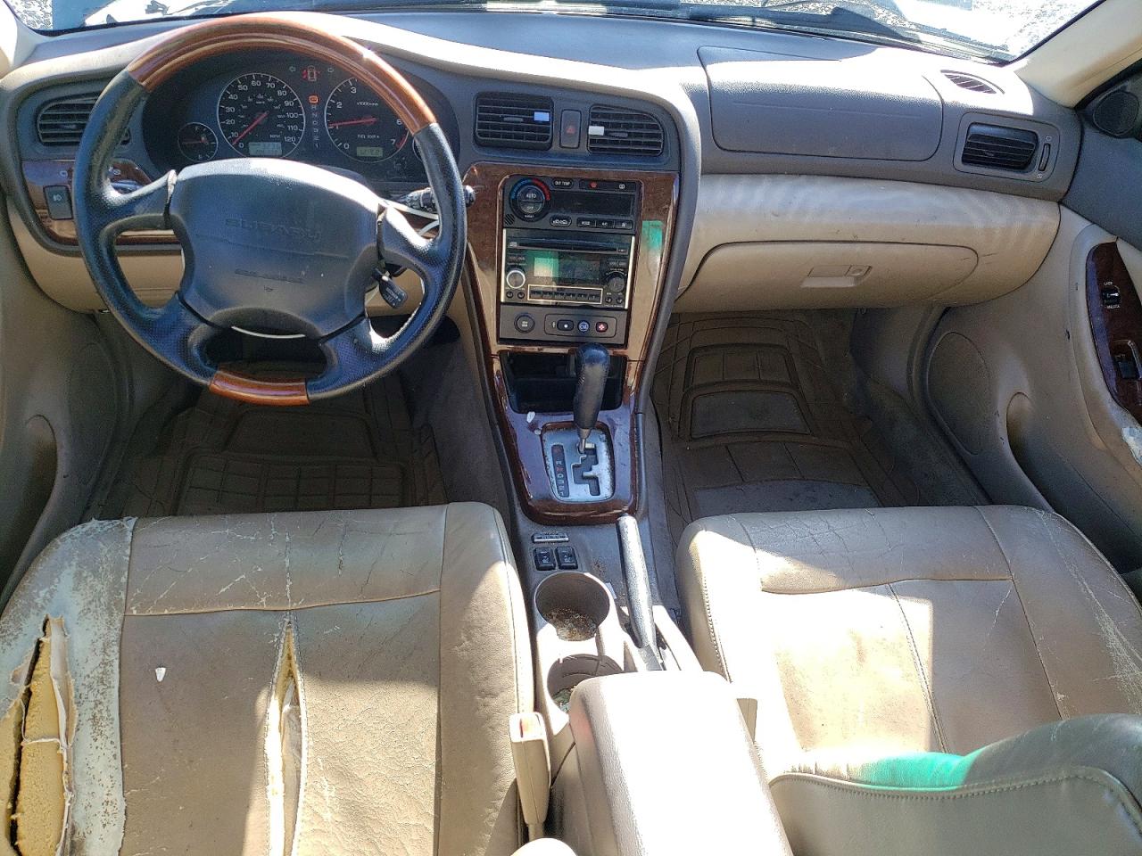 2003 Subaru Legacy Outback H6 3.0 Vdc Green vin: 4S3BH896637657100