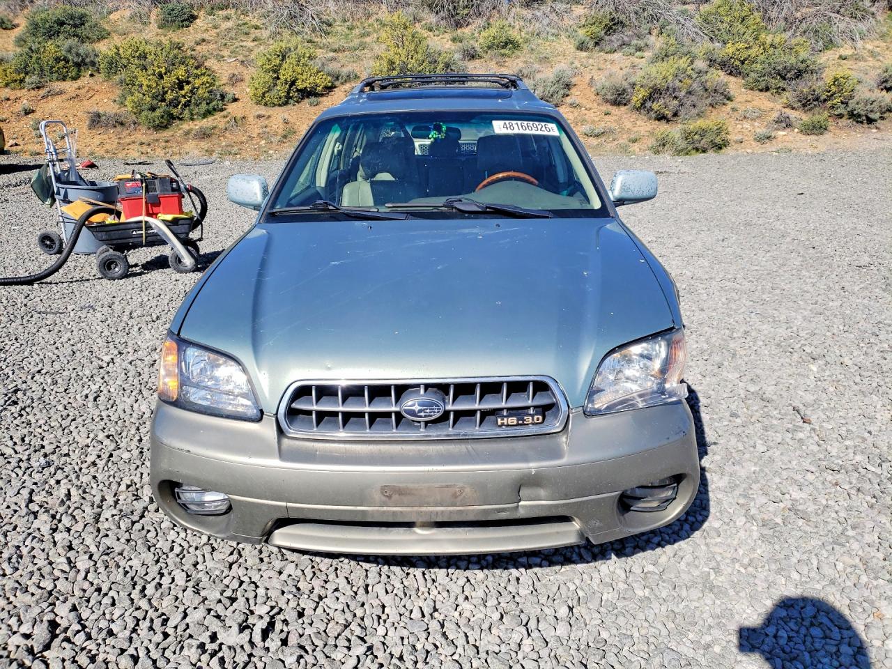 2003 Subaru Legacy Outback H6 3.0 Vdc Green vin: 4S3BH896637657100