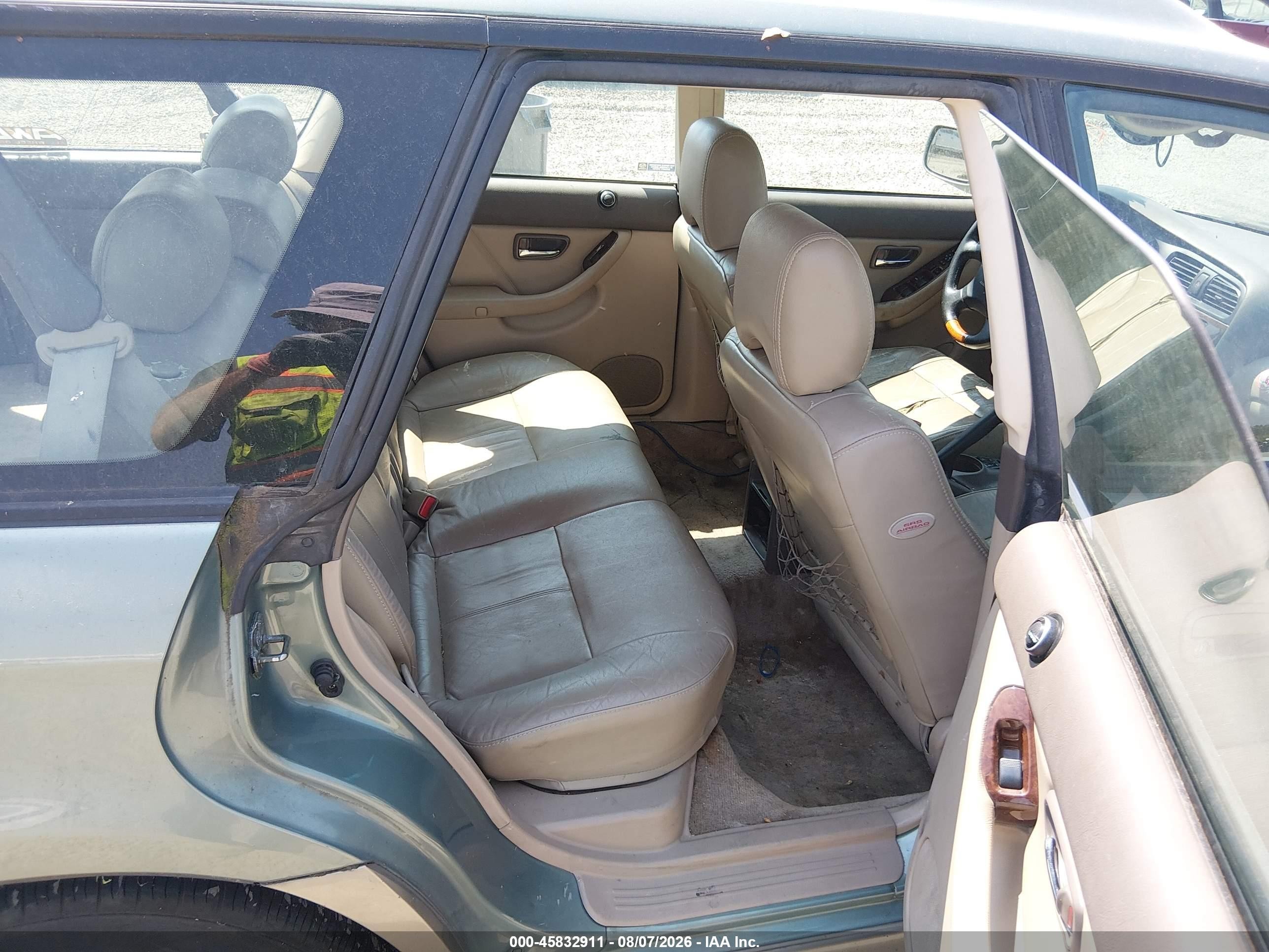 2003 Subaru Outback H6-3.0 Vdc Green vin: 4S3BH896837605287