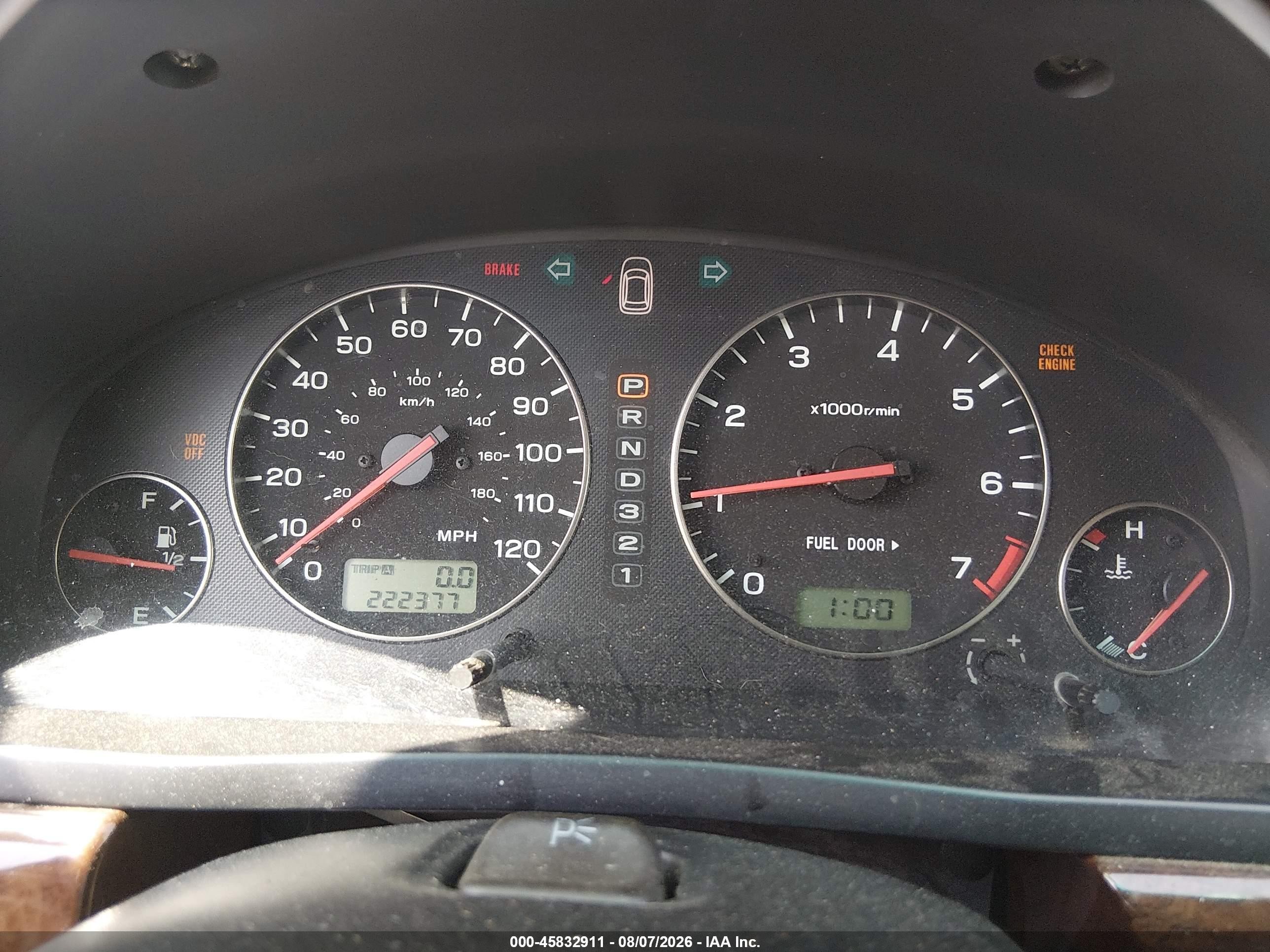 2003 Subaru Outback H6-3.0 Vdc Green vin: 4S3BH896837605287