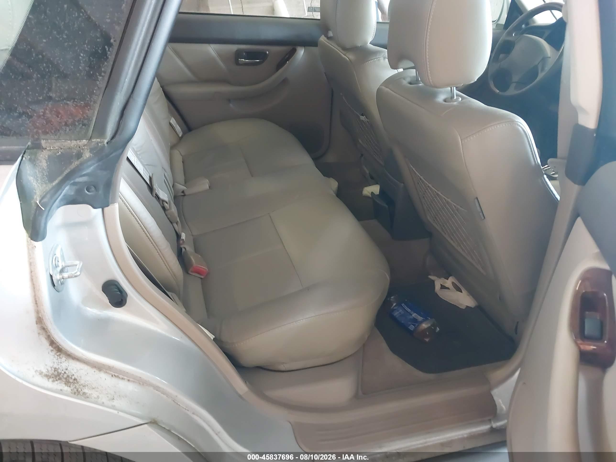 2004 Subaru Outback H6-3.0 Vdc Silver vin: 4S3BH896947625761