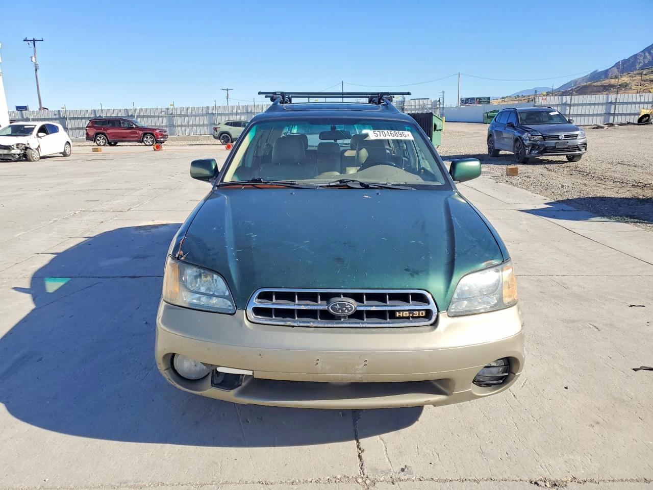 2002 Subaru Legacy Outback H6 3.0 Vdc Green vin: 4S3BH896X27643280