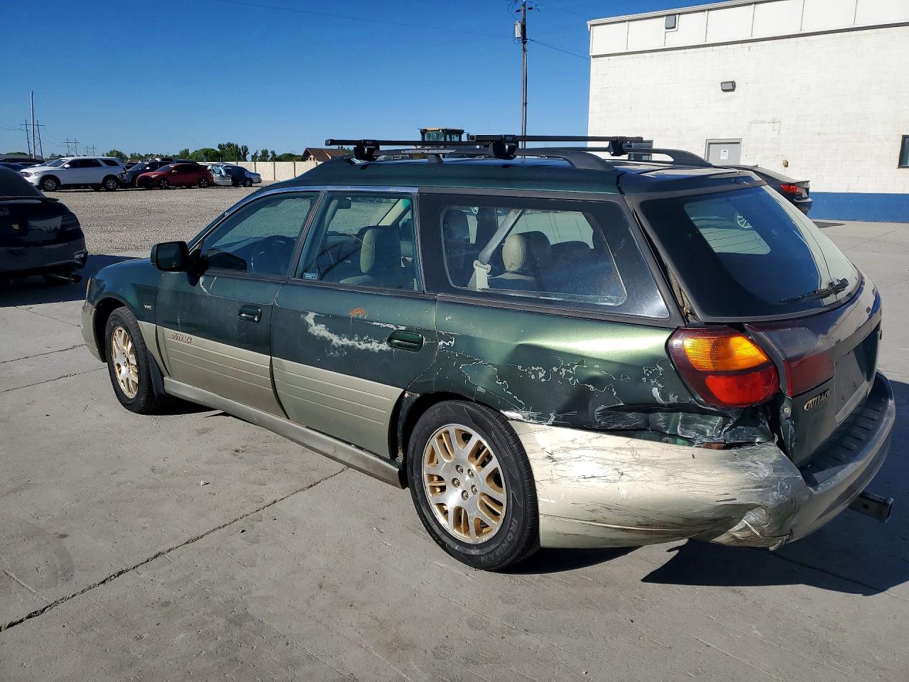 2002 Subaru Legacy Outback H6 3.0 Vdc Green vin: 4S3BH896X27643280