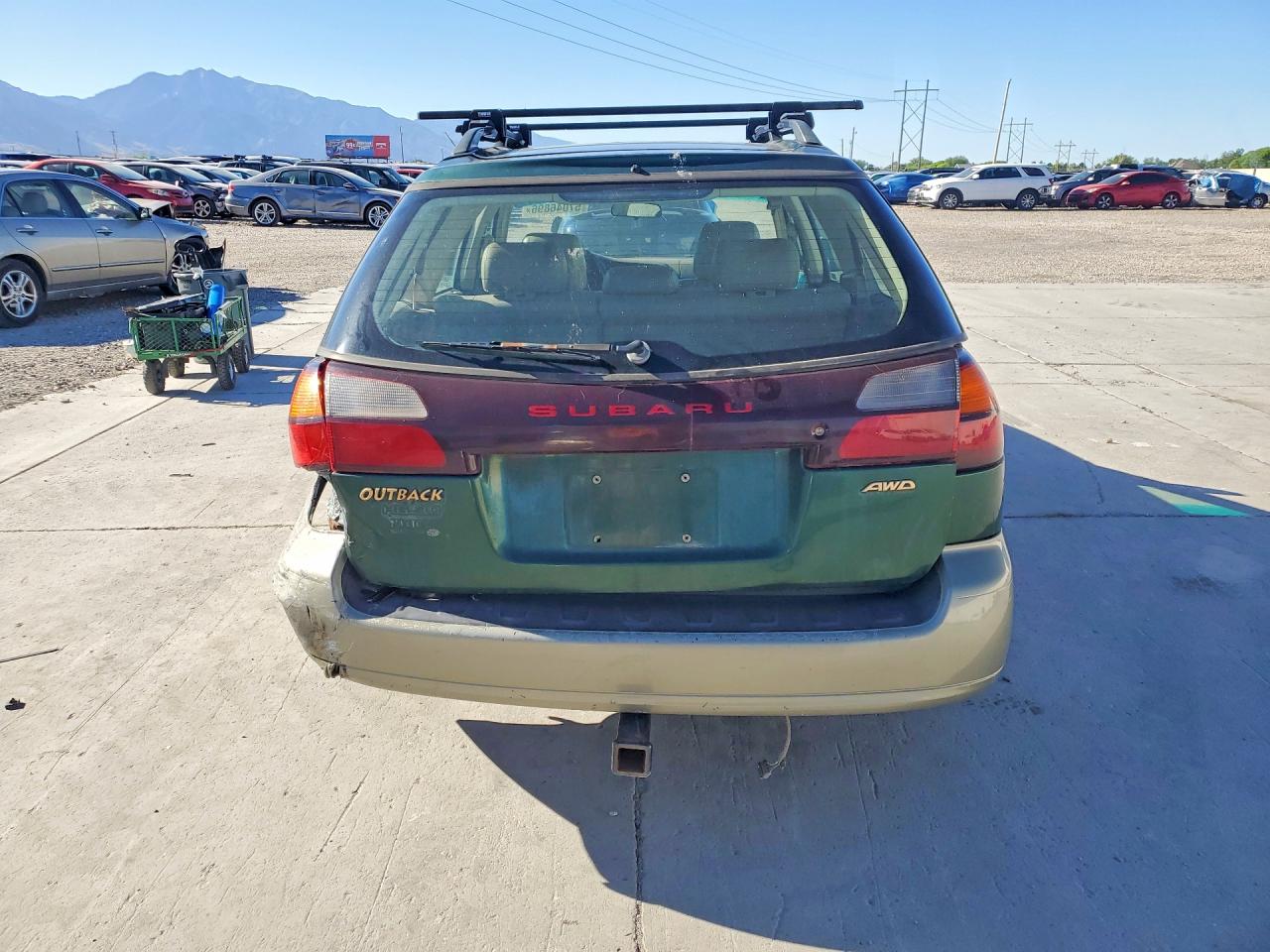 2002 Subaru Legacy Outback H6 3.0 Vdc Green vin: 4S3BH896X27643280