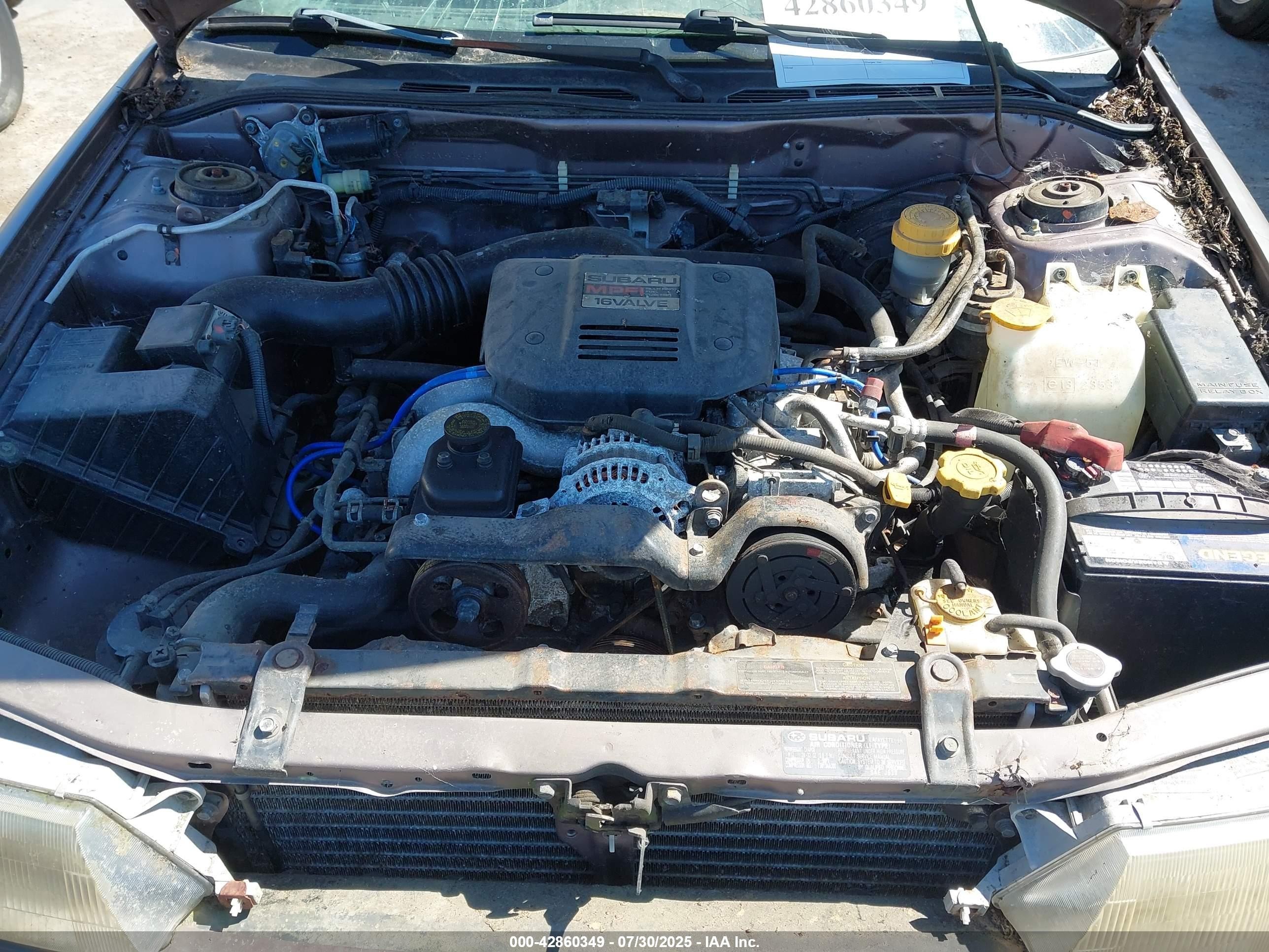 1992 Subaru Legacy L Brown vin: 4S3BJ6320N6914663