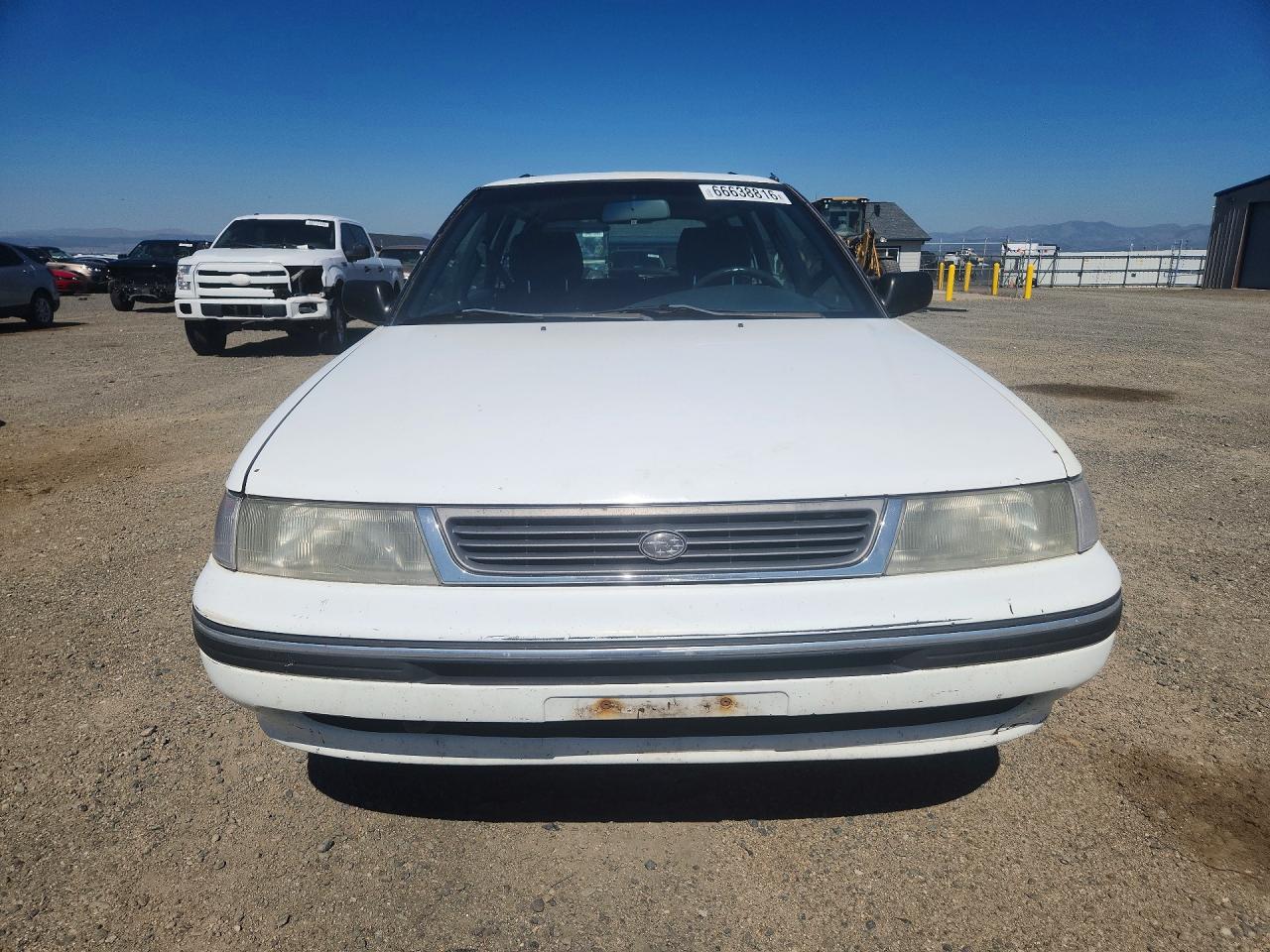 1992 Subaru Legacy L White vin: 4S3BJ632XN6912676