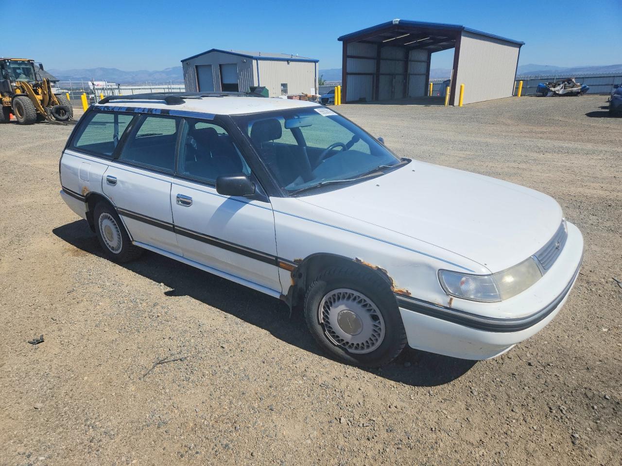 1992 Subaru Legacy L White vin: 4S3BJ632XN6912676