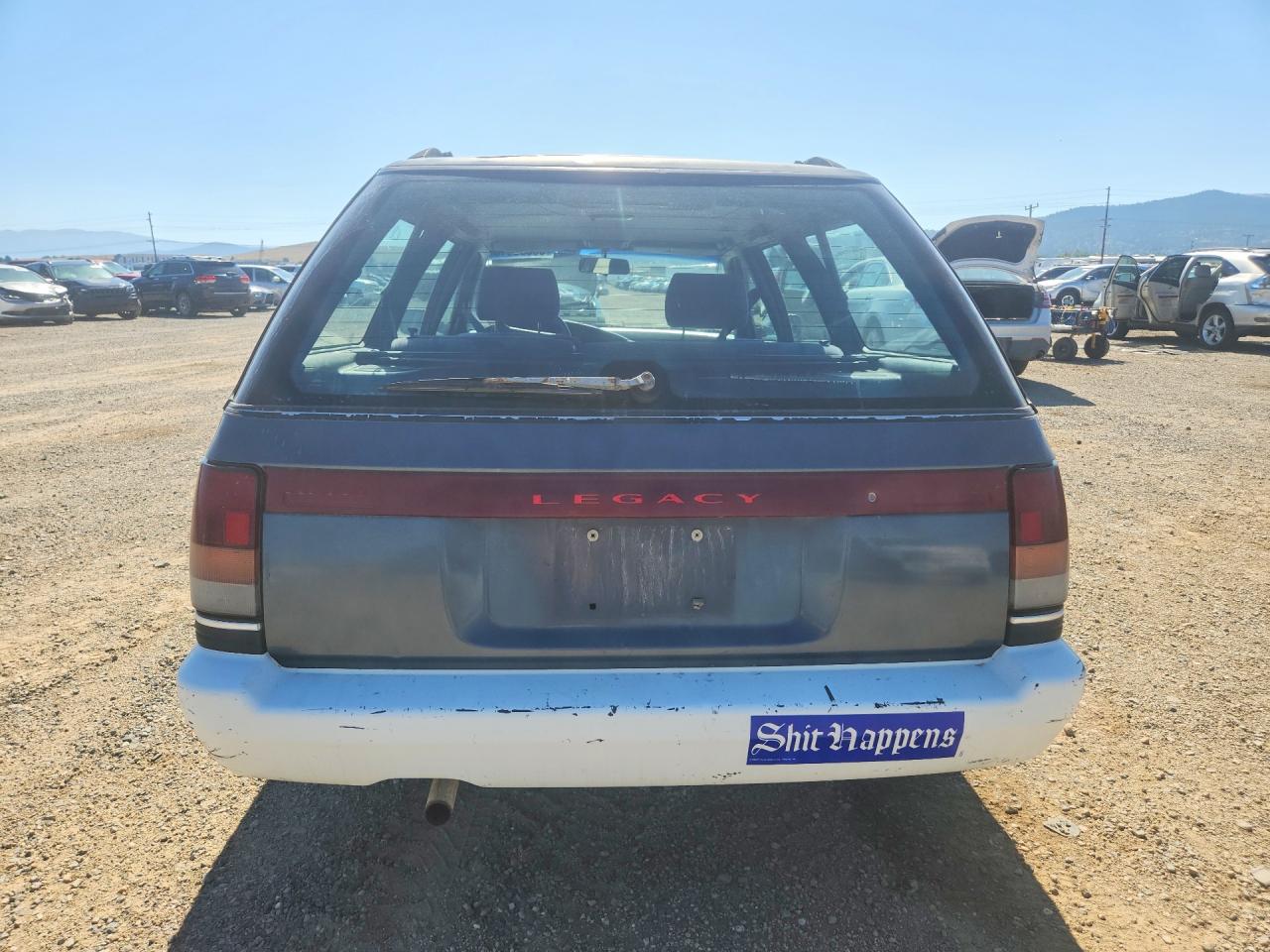 1992 Subaru Legacy L White vin: 4S3BJ632XN6912676