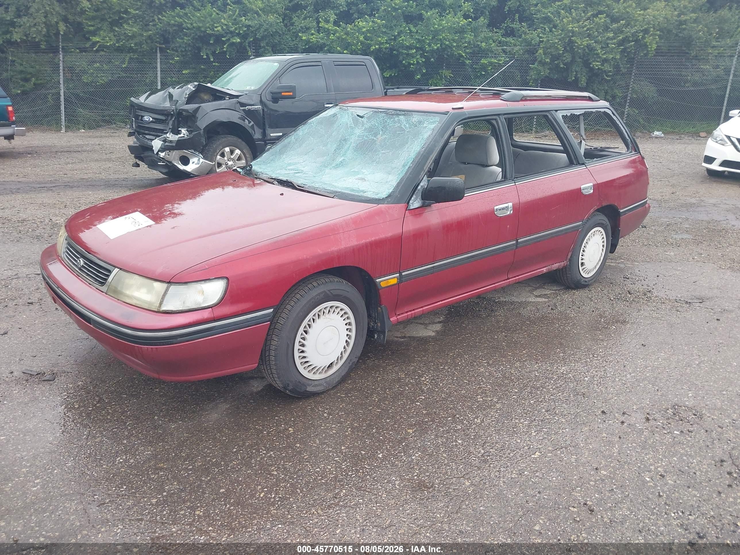 1994 Subaru Legacy L/l Alpine Burgundy vin: 4S3BJ6331R7948460