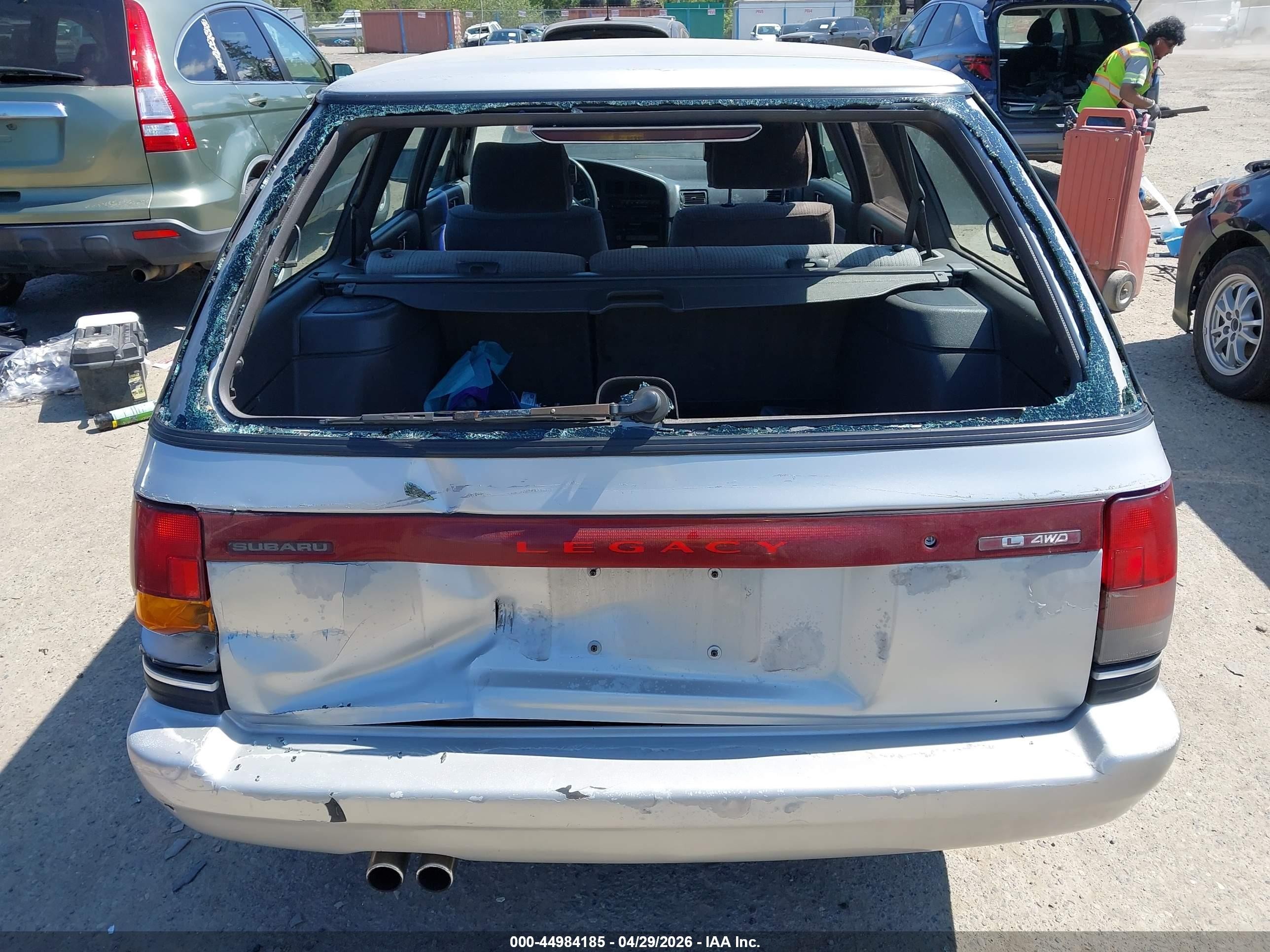 1994 Subaru Legacy L/l Alpine Серебряный vin: 4S3BJ6333R7950887