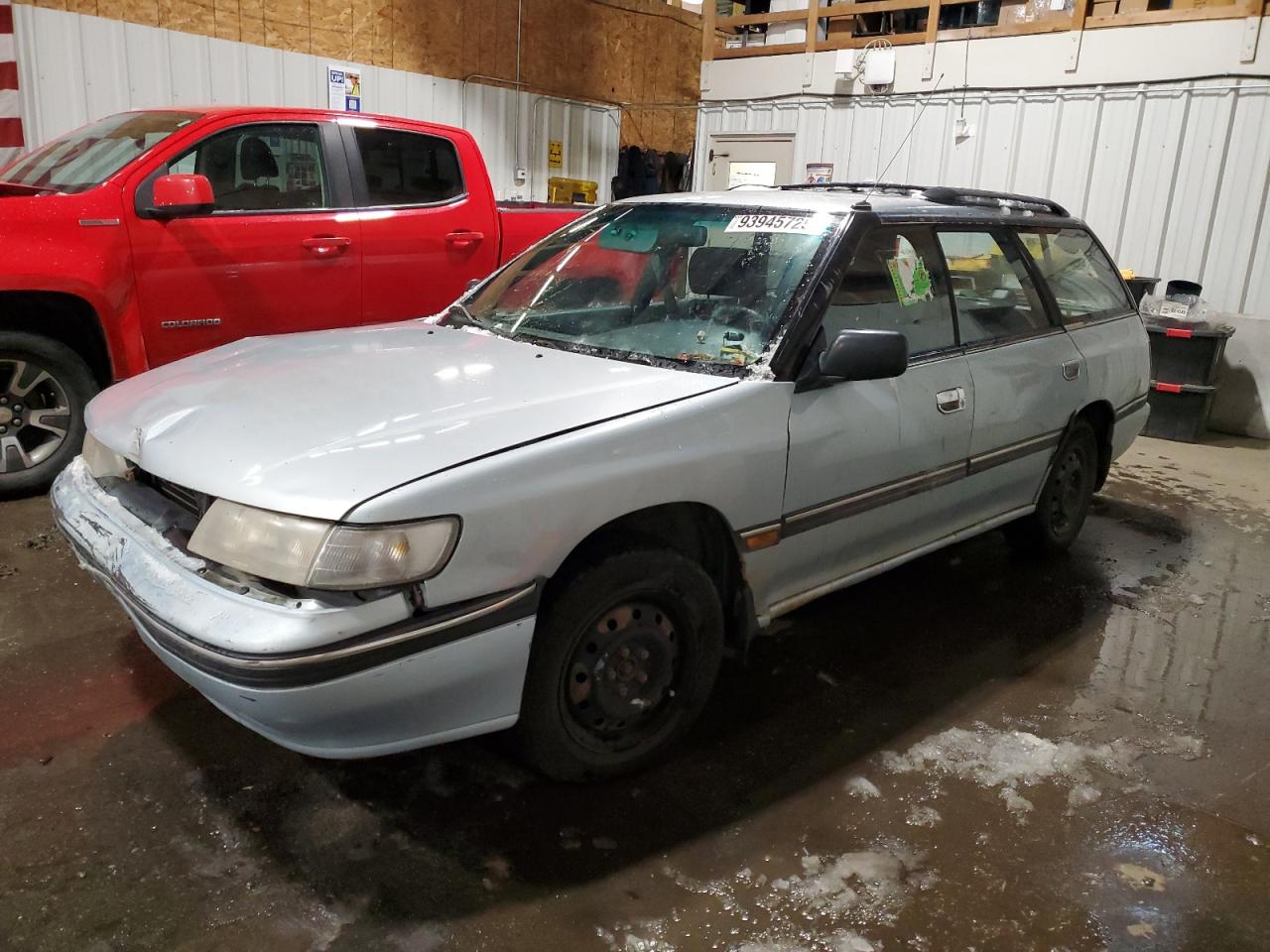 1993 Subaru Legacy L Turquoise vin: 4S3BJ6338P6954873
